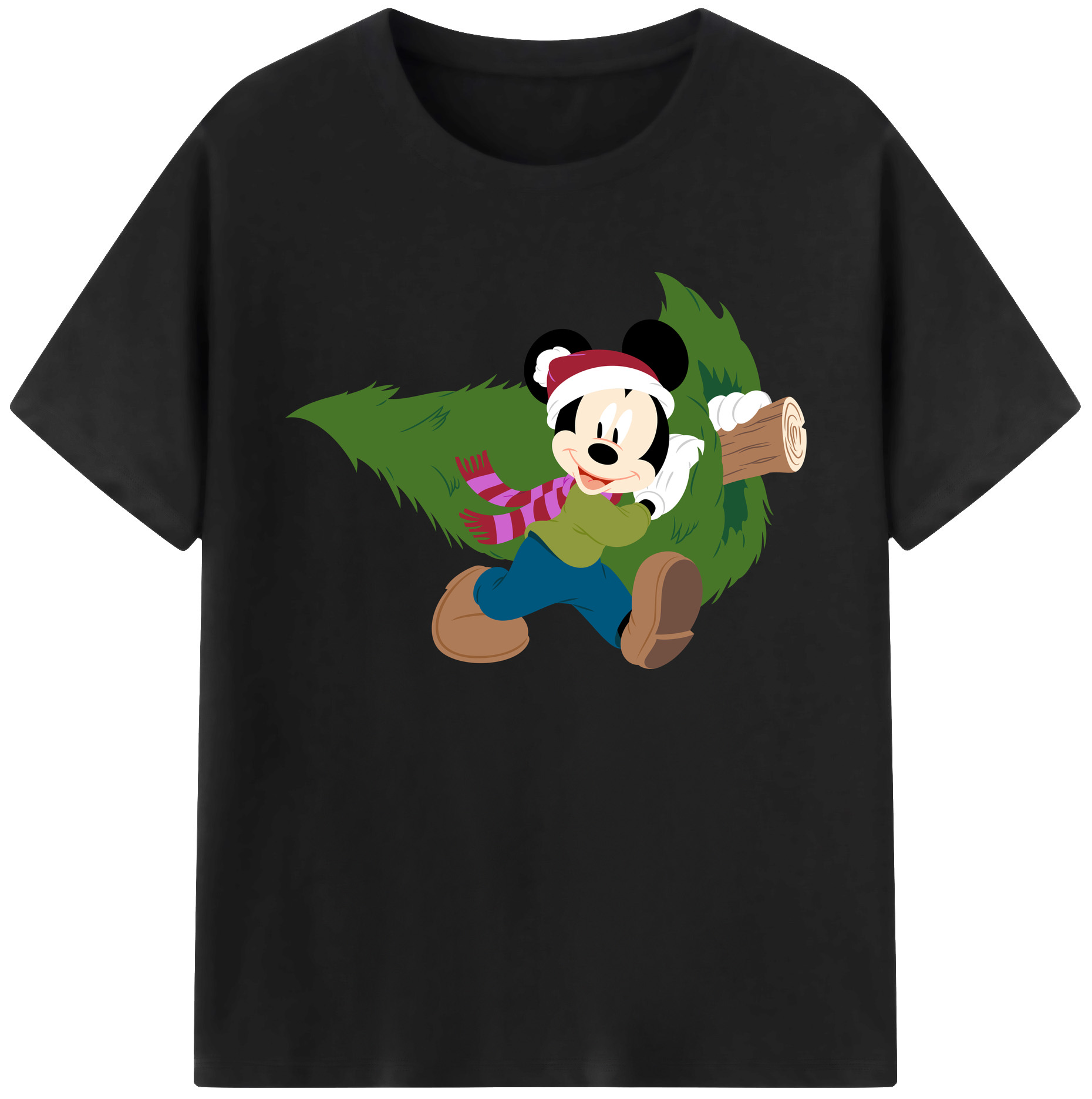 ミッキーマウス Mickey Mouse 綿100％ メンズ半袖Tシャツ｜肌触りやわらか＆通気性