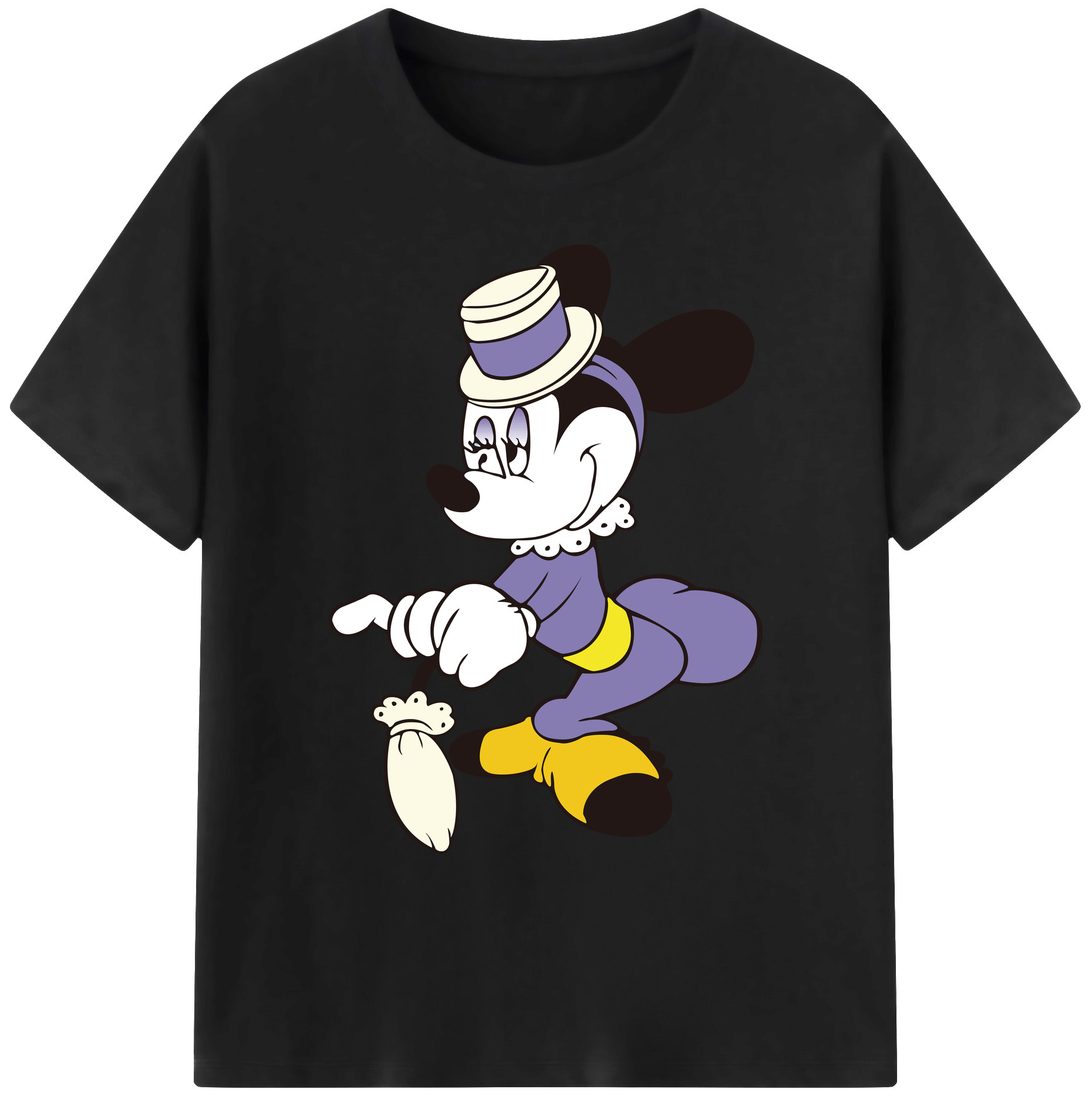 ミッキーマウス Mickey Mouse 綿100％ メンズ半袖Tシャツ｜肌触りやわらか＆通気性