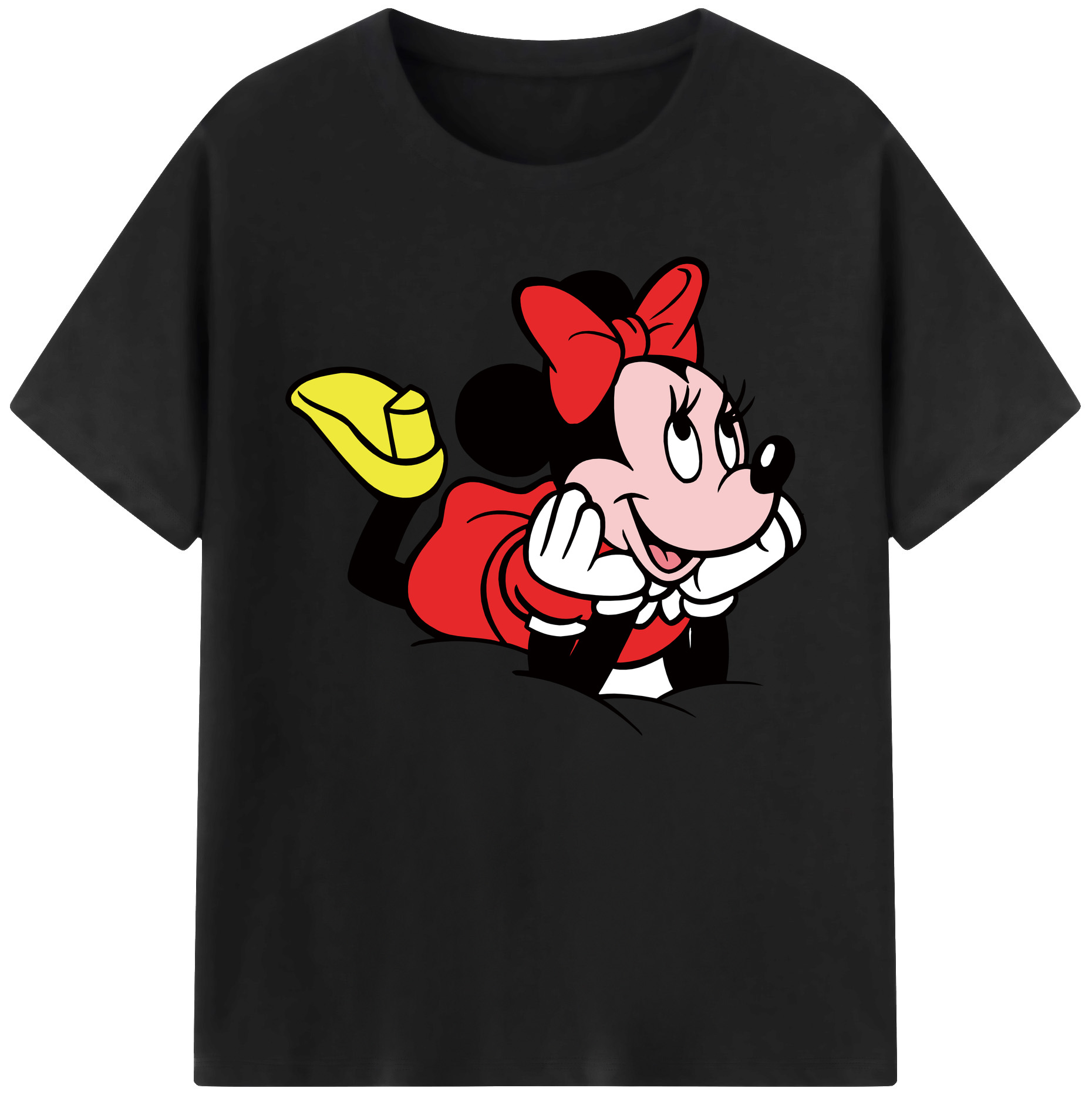 ミッキーマウス Mickey Mouse 綿100％ メンズ半袖Tシャツ｜肌触りやわらか＆通気性