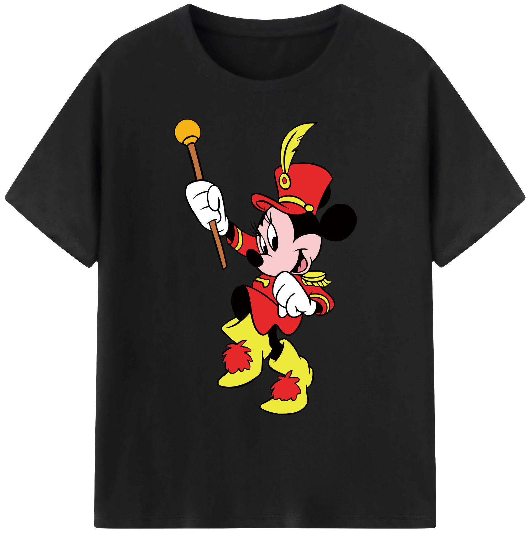 ミッキーマウス Mickey Mouse 綿100％ メンズ半袖Tシャツ｜肌触りやわらか＆通気性