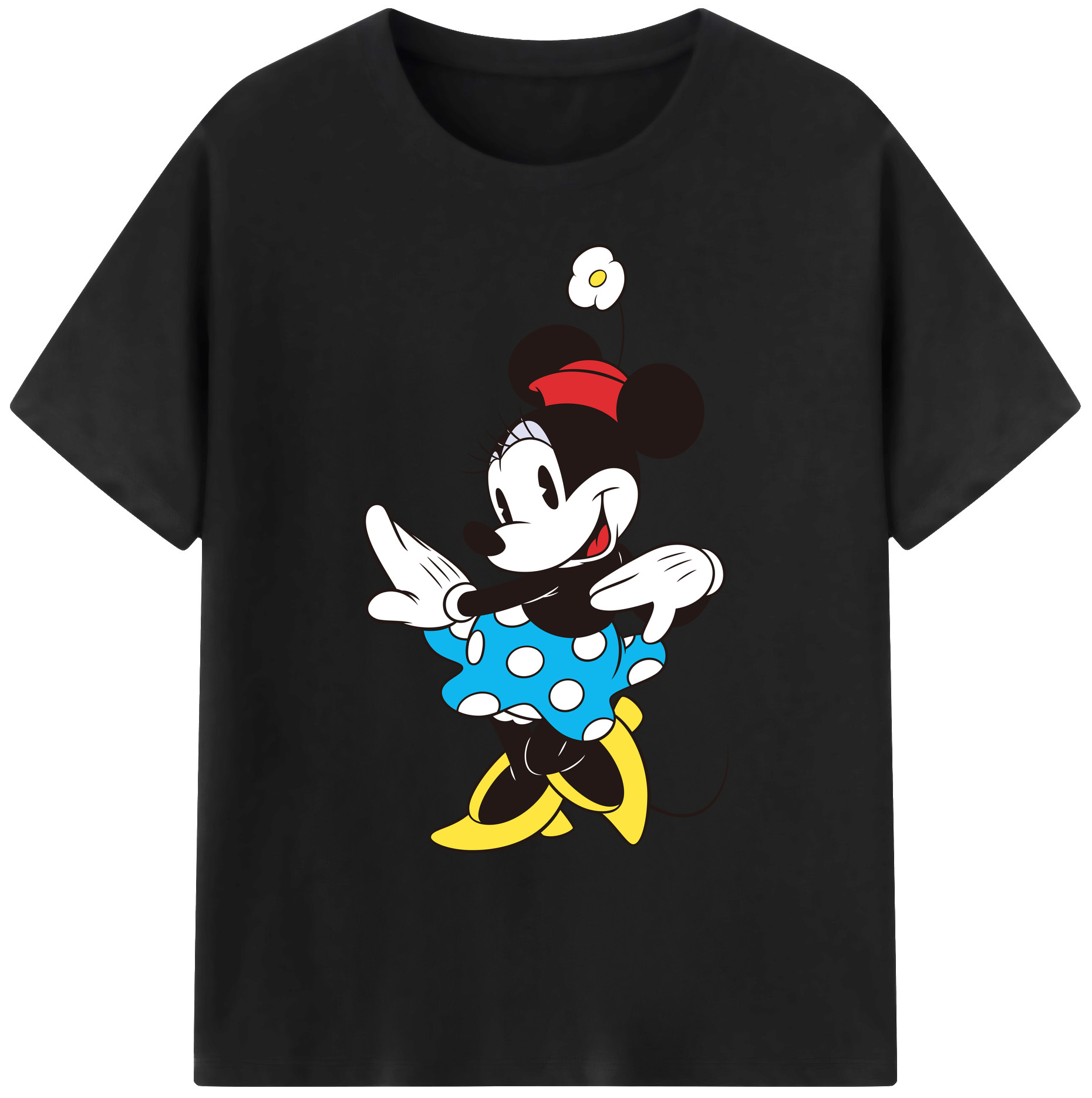 ミッキーマウス Mickey Mouse 綿100％ メンズ半袖Tシャツ｜肌触りやわらか＆通気性