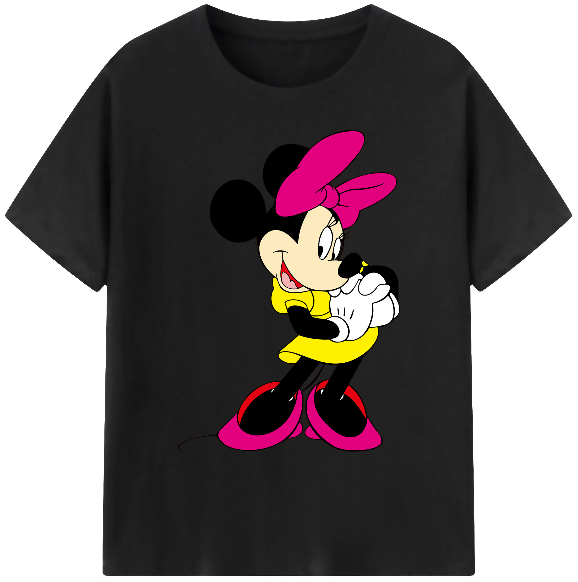 ミッキーマウス Mickey Mouse 綿100％ メンズ半袖Tシャツ｜肌触りやわらか＆通気性