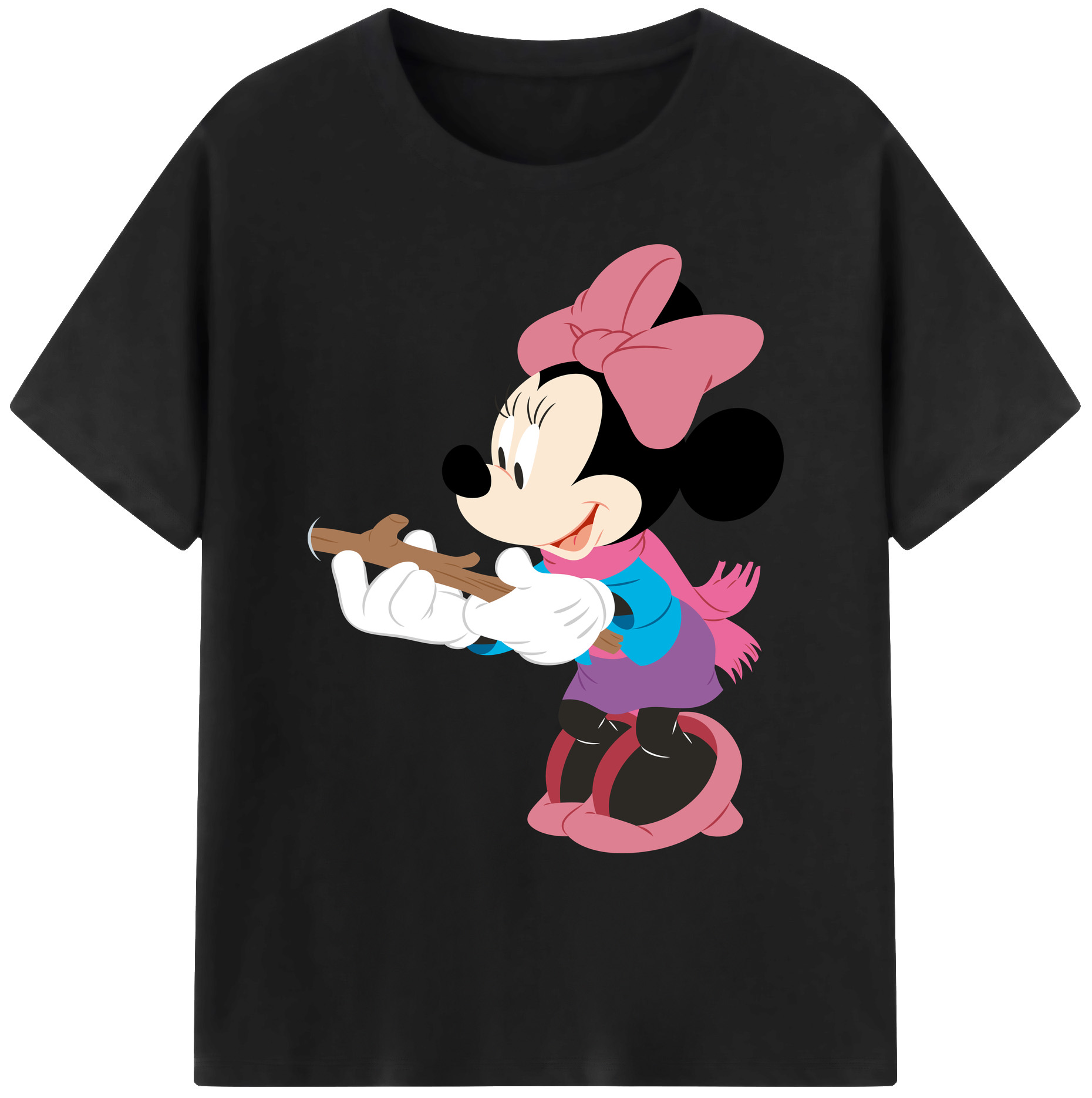 ミッキーマウス Mickey Mouse 綿100％ メンズ半袖Tシャツ｜肌触りやわらか＆通気性