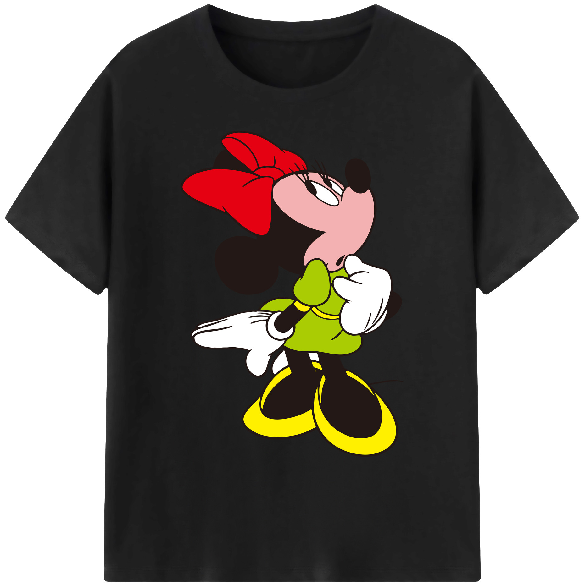 ミッキーマウス Mickey Mouse 綿100％ メンズ半袖Tシャツ｜肌触りやわらか＆通気性