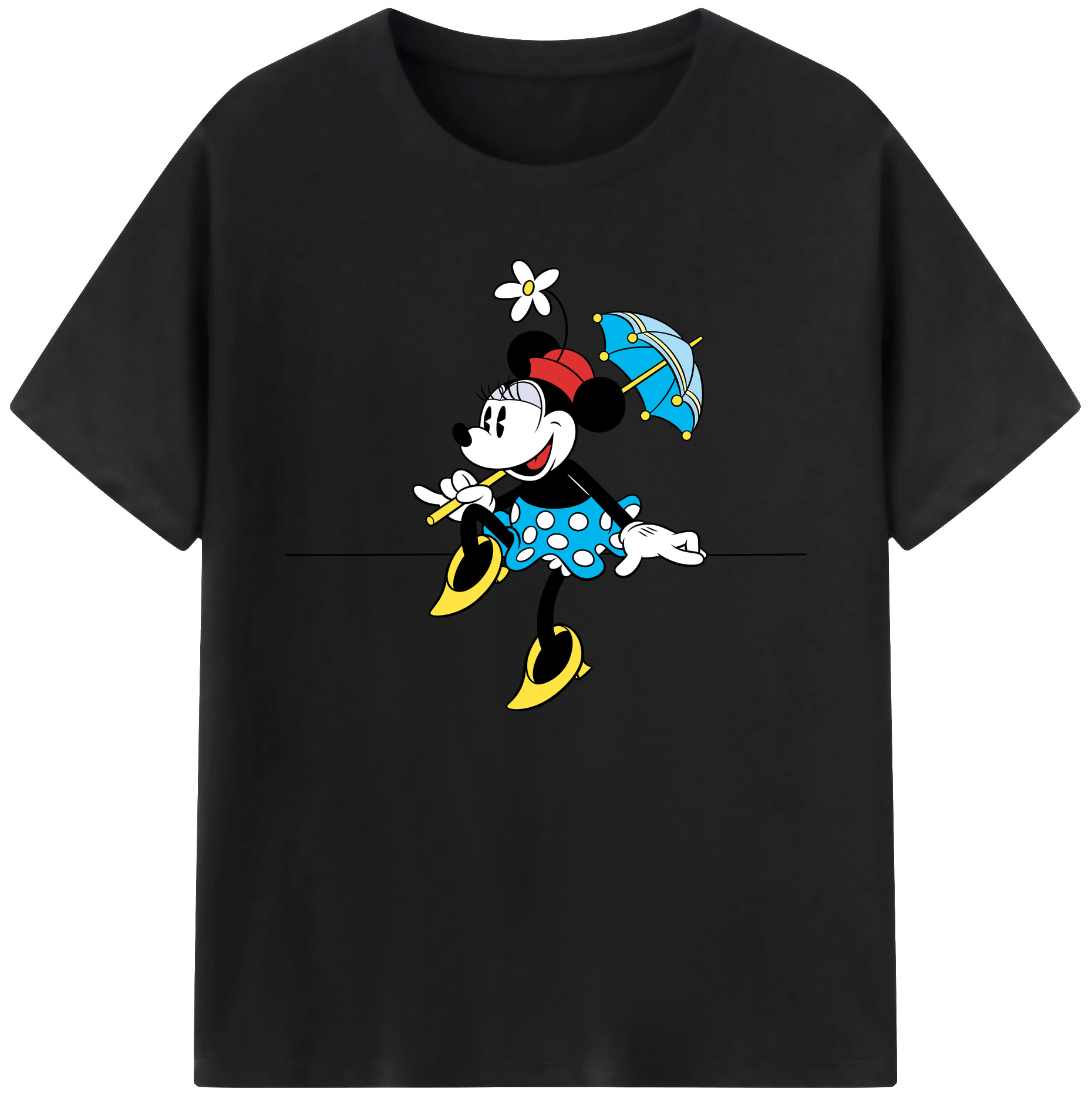 ミッキーマウス Mickey Mouse 綿100％ メンズ半袖Tシャツ｜肌触りやわらか＆通気性