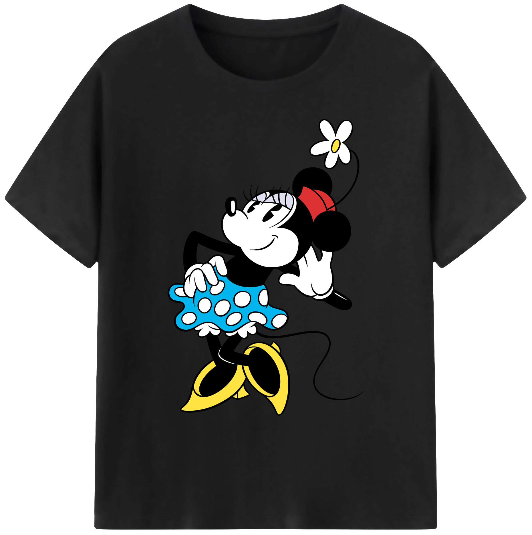 ミッキーマウス Mickey Mouse 綿100％ メンズ半袖Tシャツ｜肌触りやわらか＆通気性
