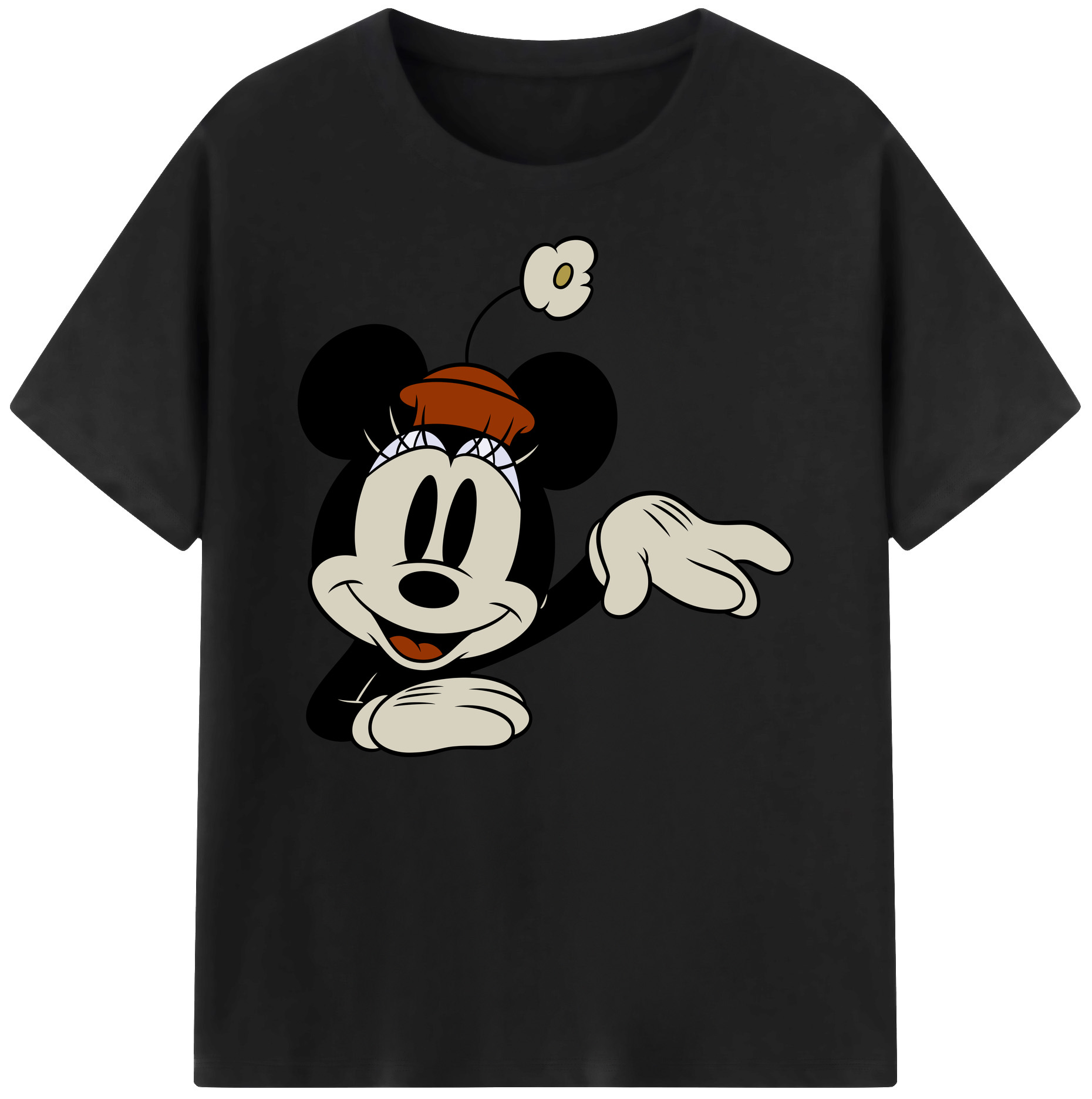 ミッキーマウス Mickey Mouse 綿100％ メンズ半袖Tシャツ｜肌触りやわらか＆通気性