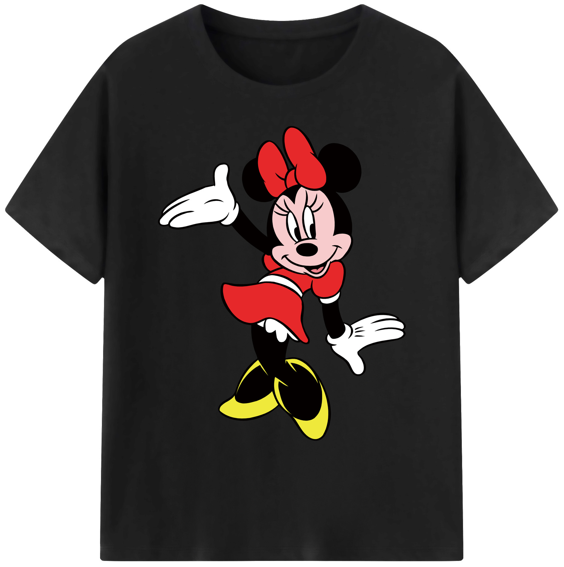 ミッキーマウス Mickey Mouse 綿100％ メンズ半袖Tシャツ｜肌触りやわらか＆通気性