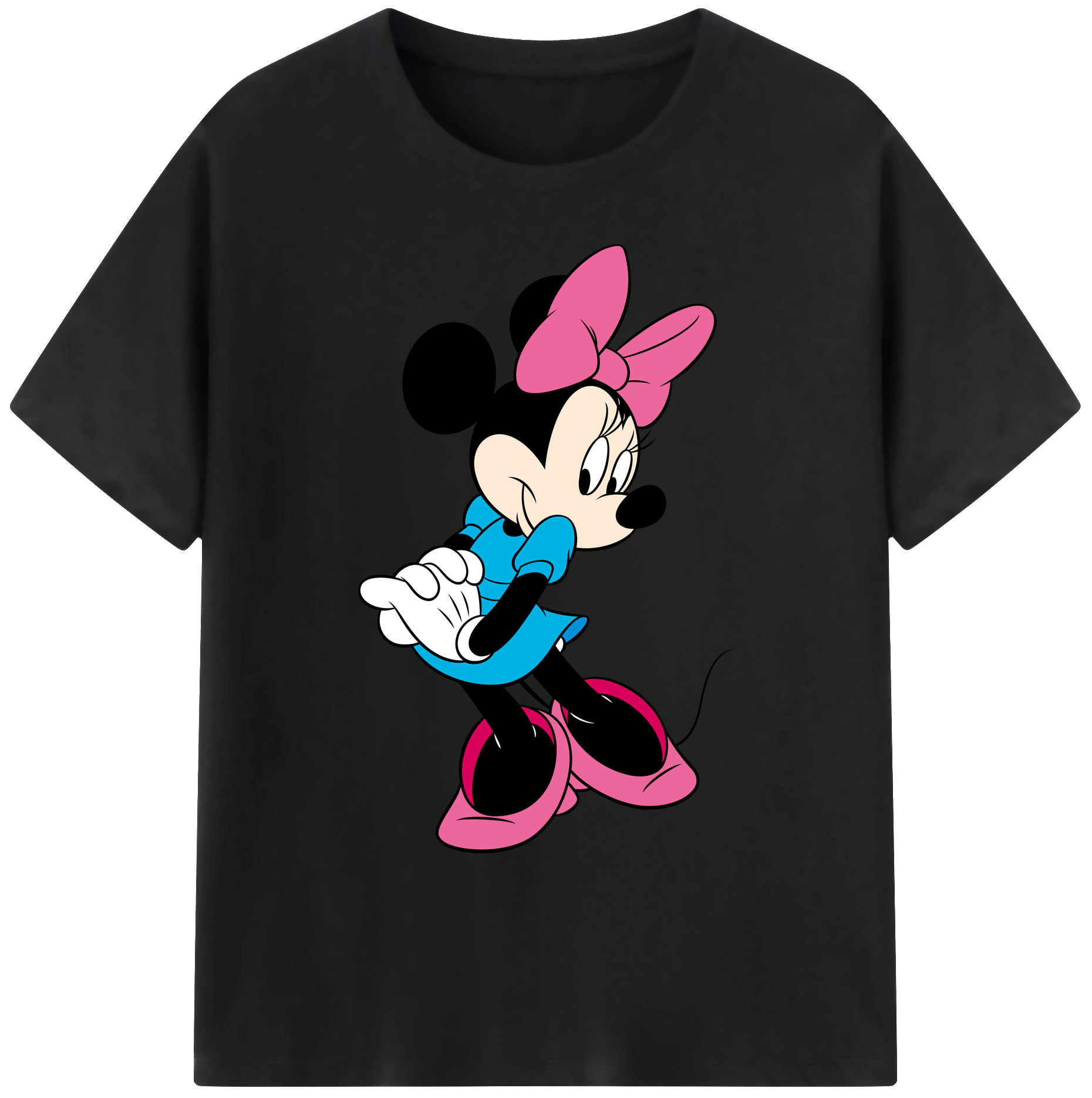 ミッキーマウス Mickey Mouse 綿100％ メンズ半袖Tシャツ｜肌触りやわらか＆通気性