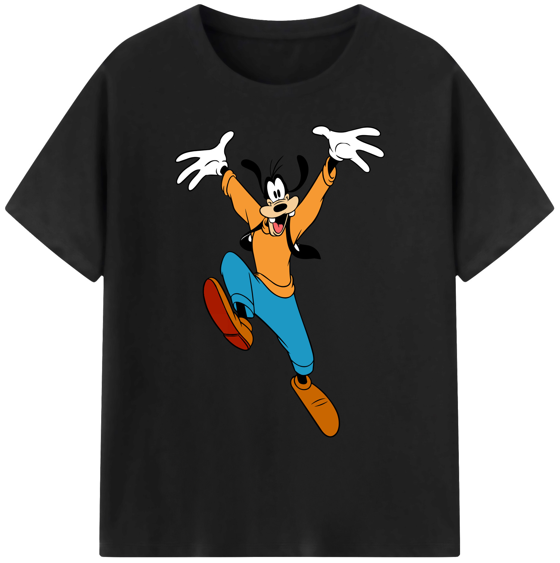 ミッキーマウス Mickey Mouse 綿100％ メンズ半袖Tシャツ｜肌触りやわらか＆通気性
