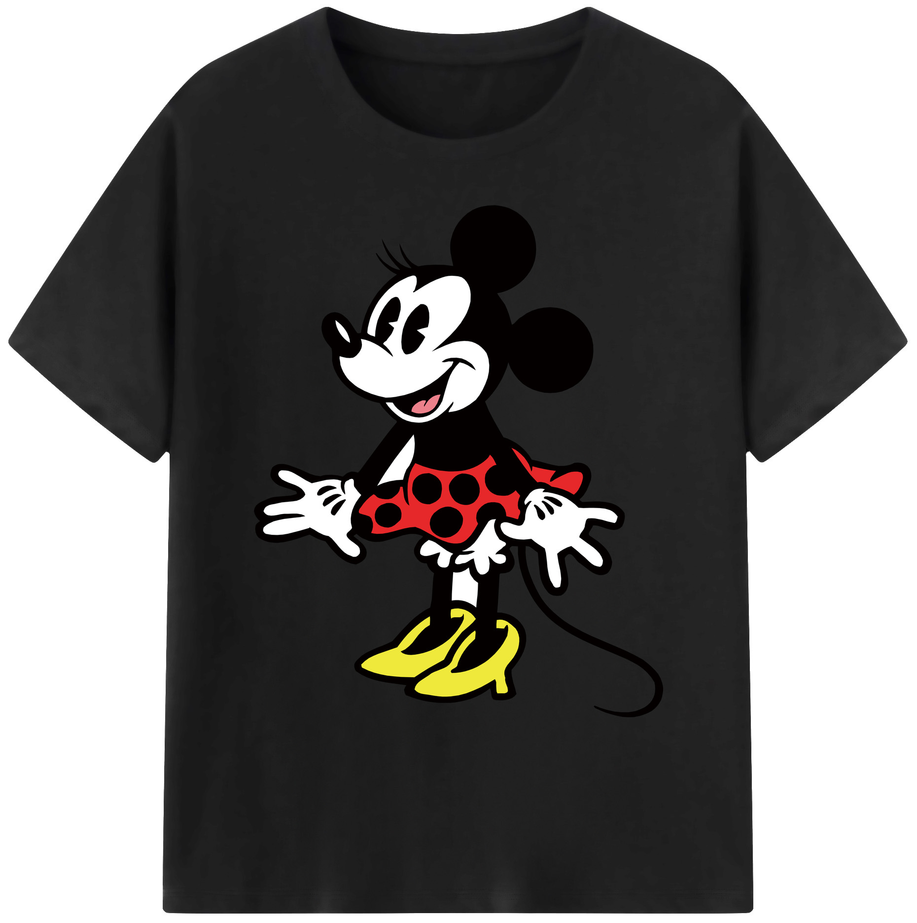 ミッキーマウス Mickey Mouse 綿100％ メンズ半袖Tシャツ｜肌触りやわらか＆通気性