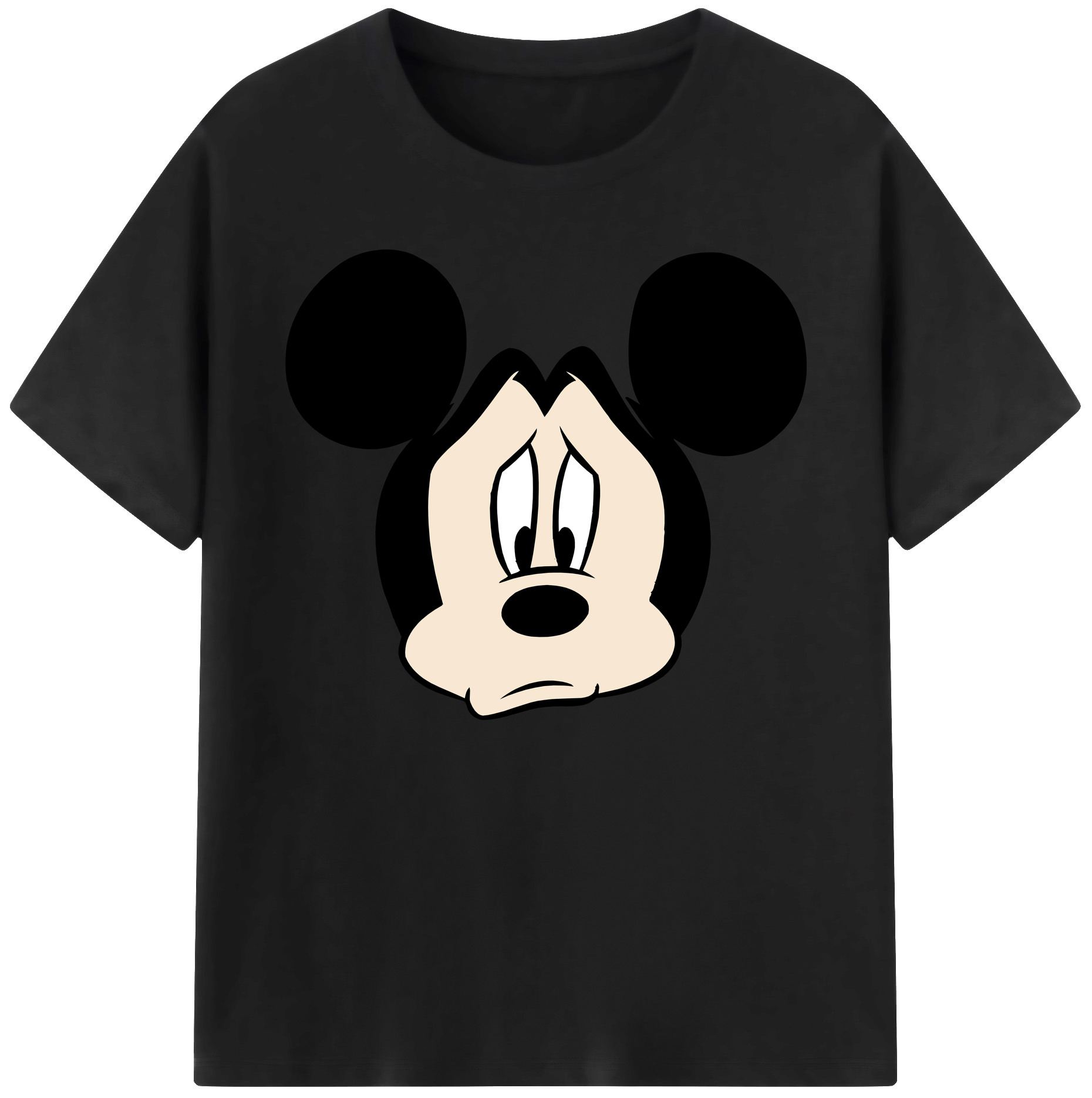 ミッキーマウス Mickey Mouse 綿100％ メンズ半袖Tシャツ｜肌触りやわらか＆通気性