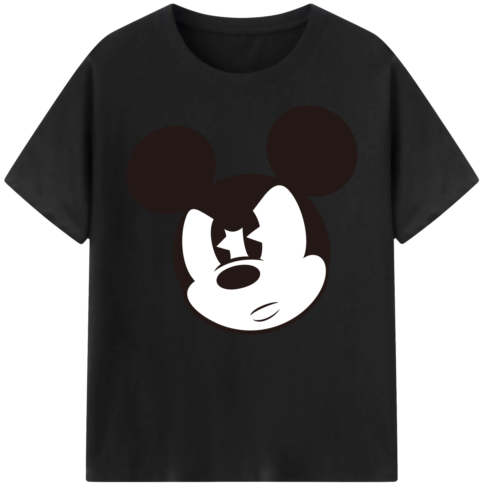 ミッキーマウス Mickey Mouse 綿100％ メンズ半袖Tシャツ｜肌触りやわらか＆通気性