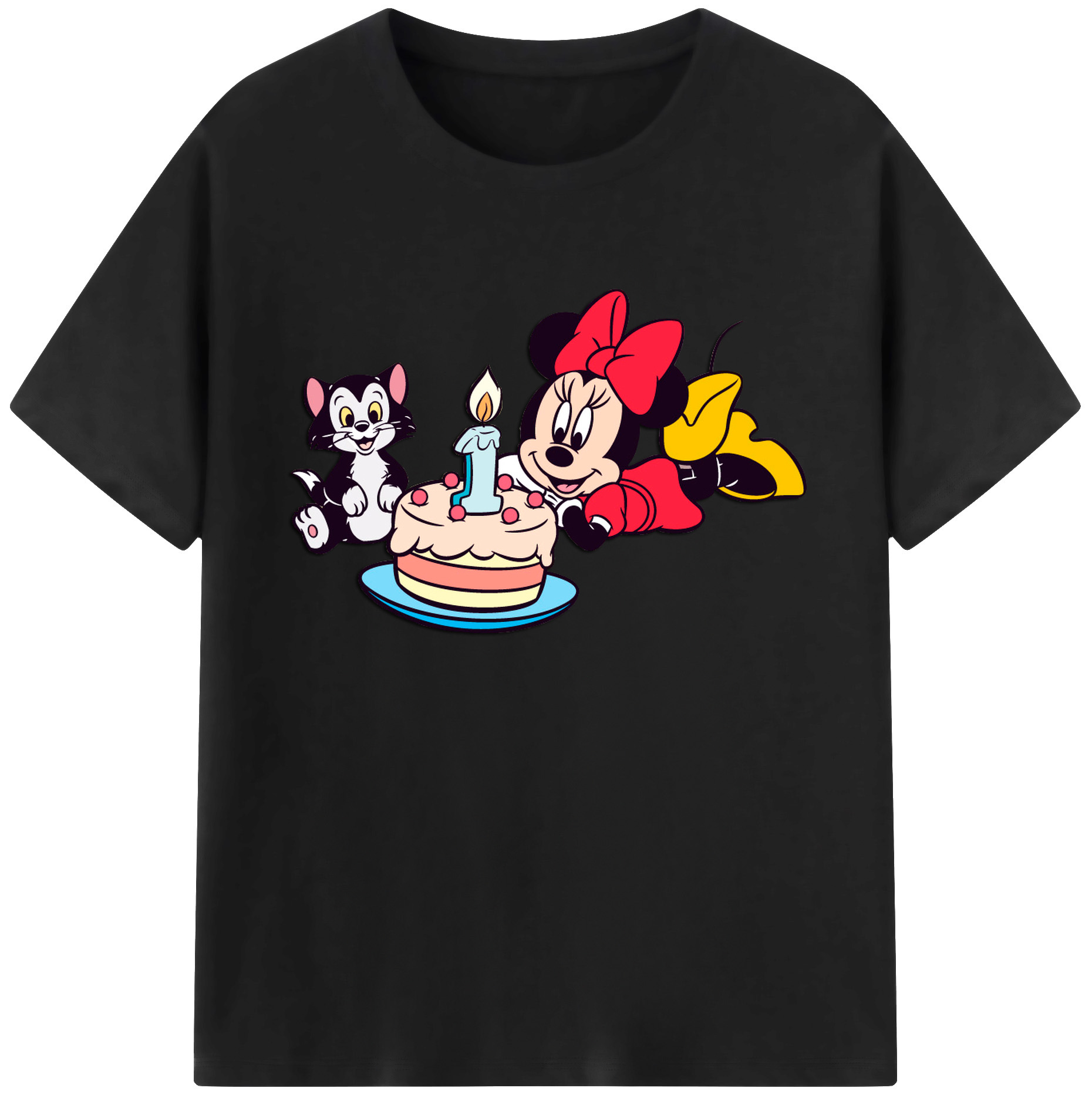 ミッキーマウス Mickey Mouse 綿100％ メンズ半袖Tシャツ｜肌触りやわらか＆通気性