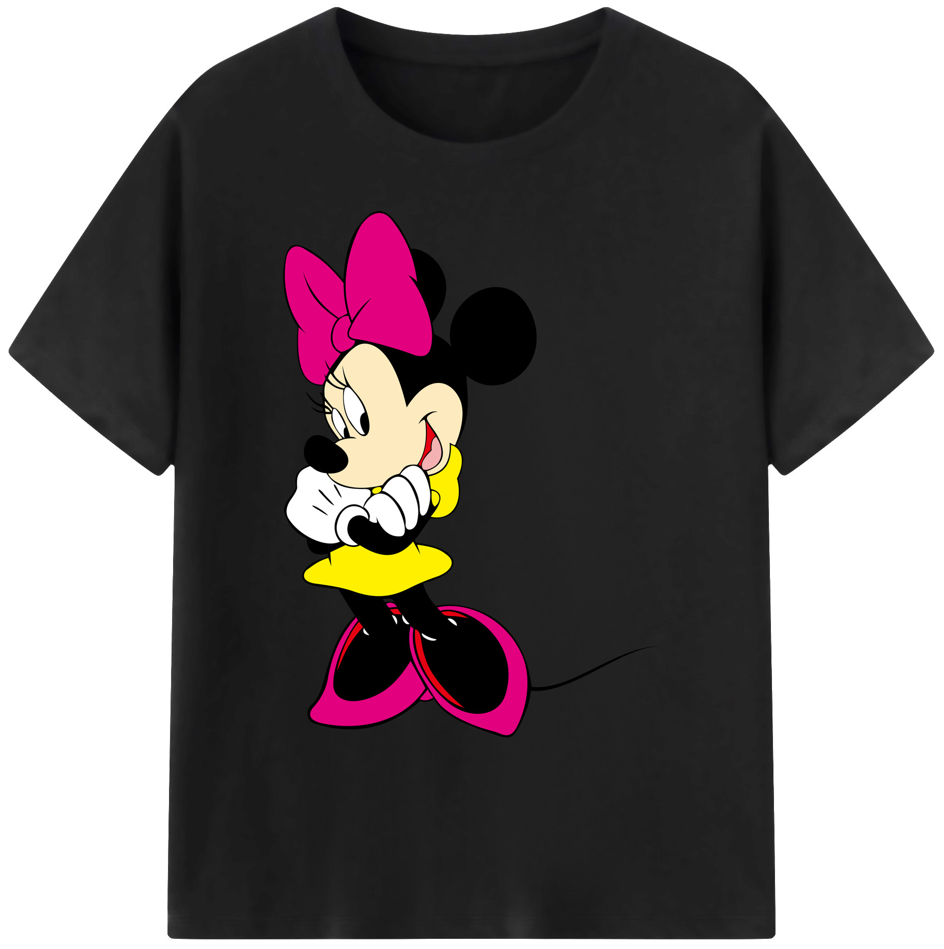 ミッキーマウス Mickey Mouse 綿100％ メンズ半袖Tシャツ｜肌触りやわらか＆通気性