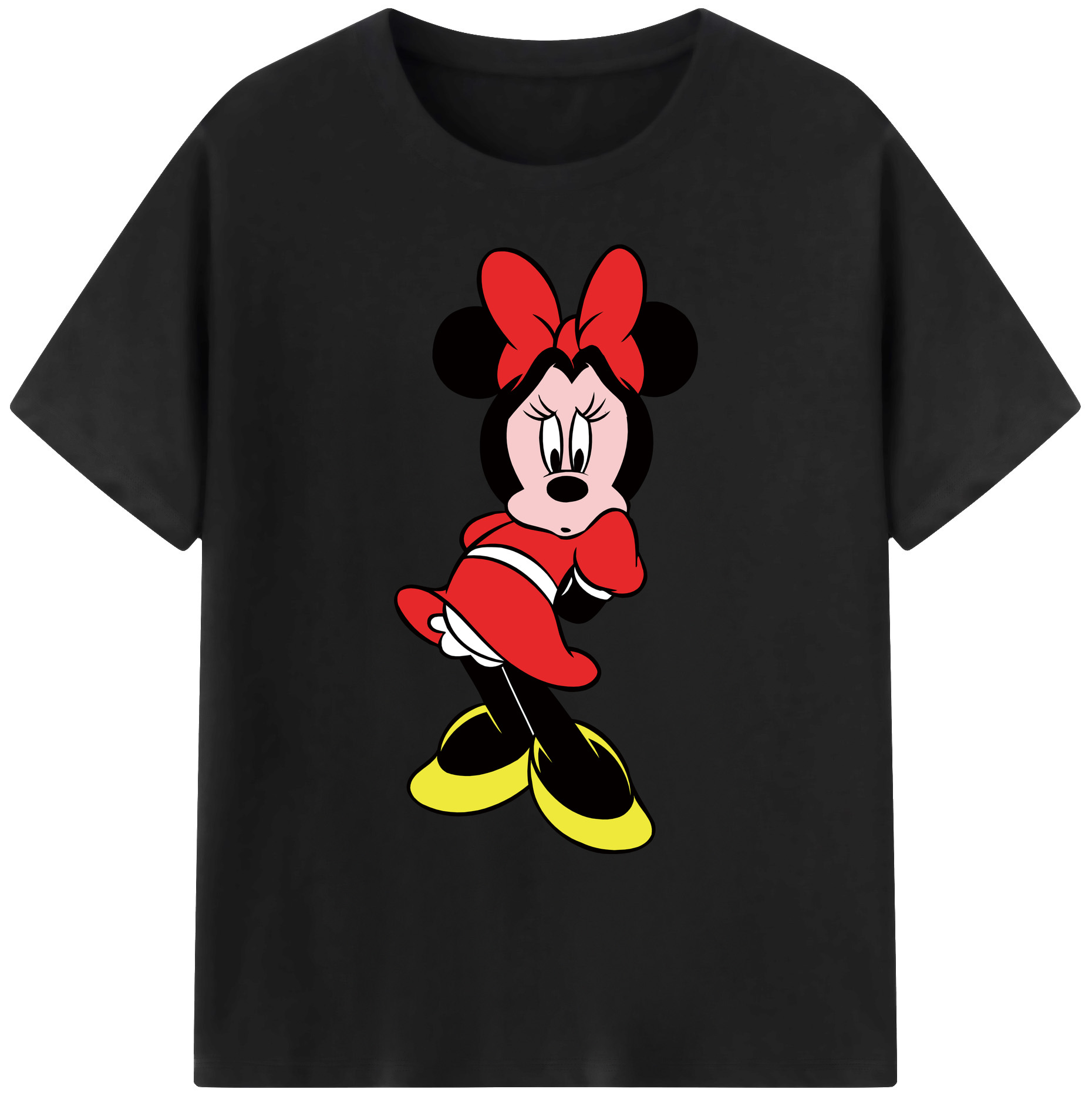 ミッキーマウス Mickey Mouse 綿100％ メンズ半袖Tシャツ｜肌触りやわらか＆通気性