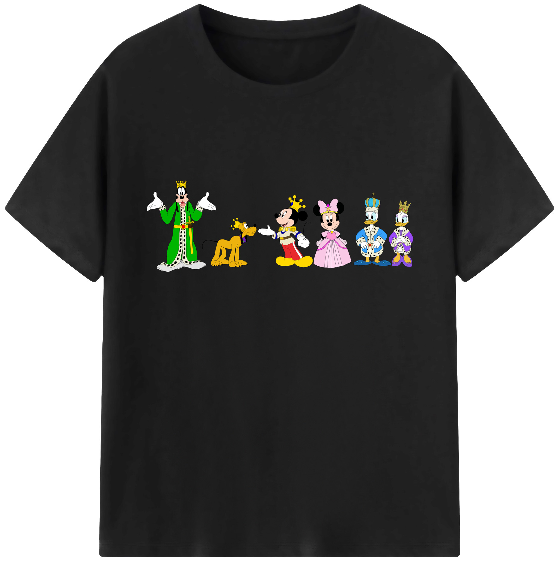 ミッキーマウス Mickey Mouse 綿100％ メンズ半袖Tシャツ｜肌触りやわらか＆通気性