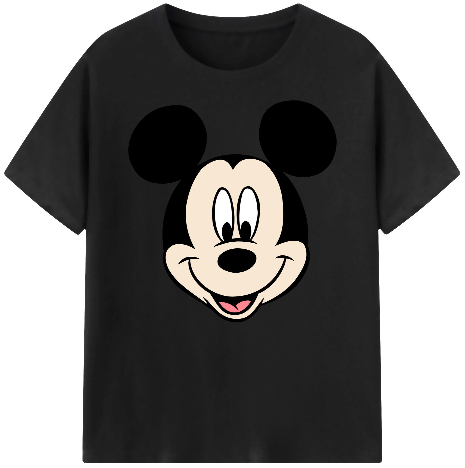 ミッキーマウス Mickey Mouse 綿100％ メンズ半袖Tシャツ｜肌触りやわらか＆通気性