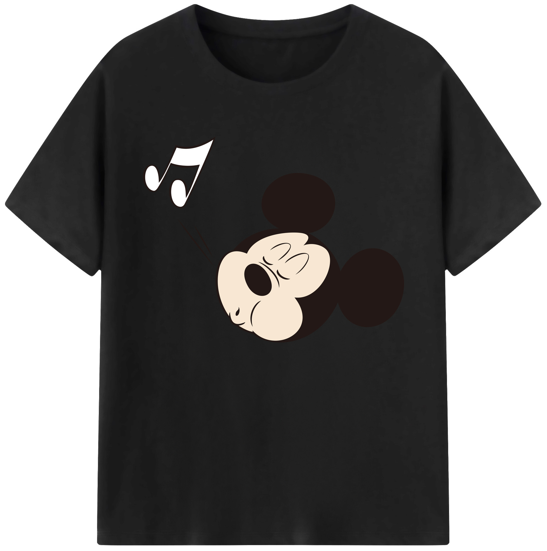ミッキーマウス Mickey Mouse 綿100％ メンズ半袖Tシャツ｜肌触りやわらか＆通気性