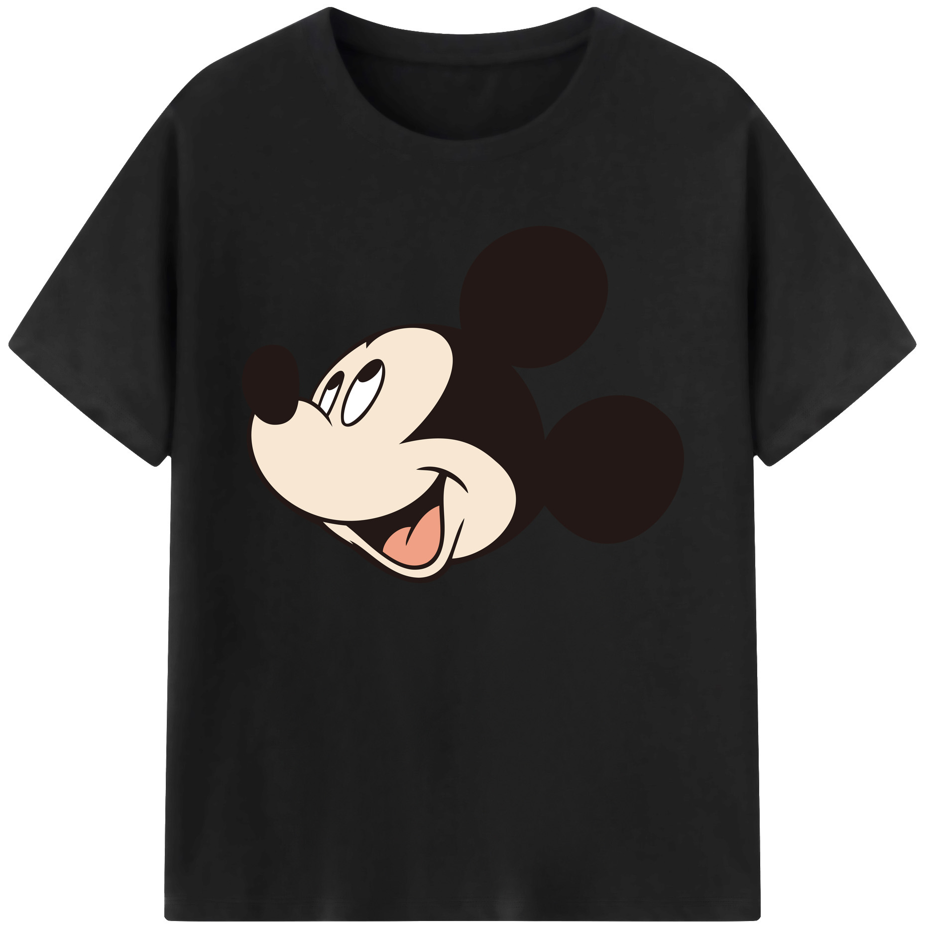 ミッキーマウス Mickey Mouse 綿100％ メンズ半袖Tシャツ｜肌触りやわらか＆通気性
