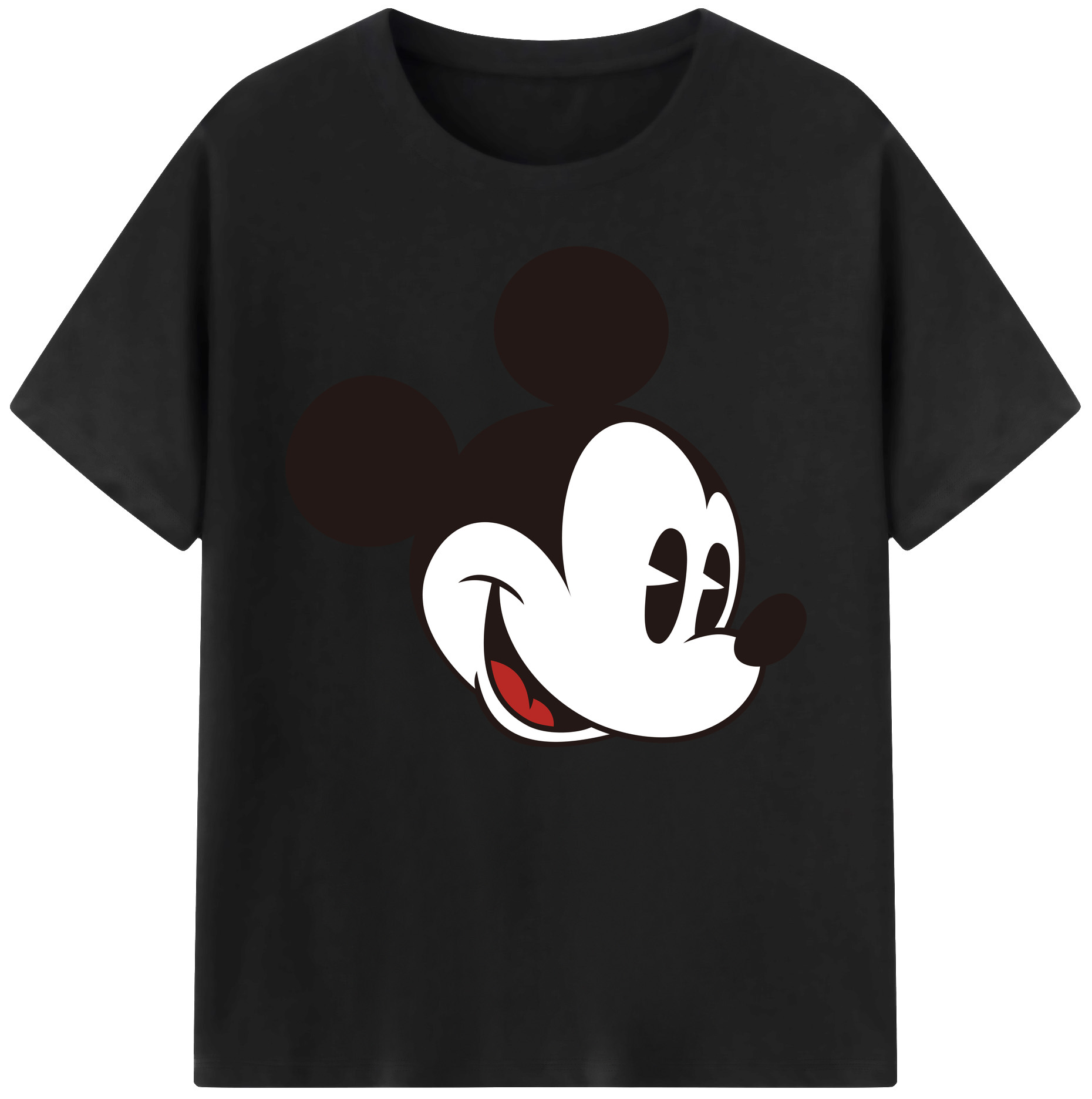 ミッキーマウス Mickey Mouse 綿100％ メンズ半袖Tシャツ｜肌触りやわらか＆通気性