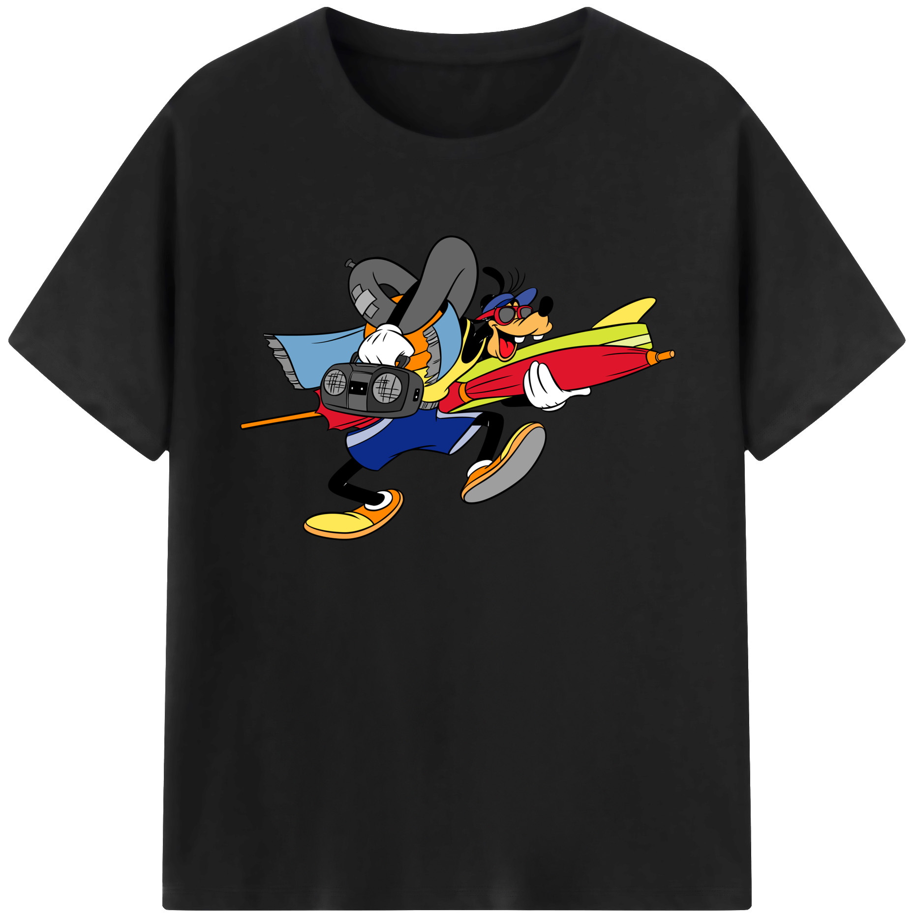 ミッキーマウス Mickey Mouse 綿100％ メンズ半袖Tシャツ｜肌触りやわらか＆通気性
