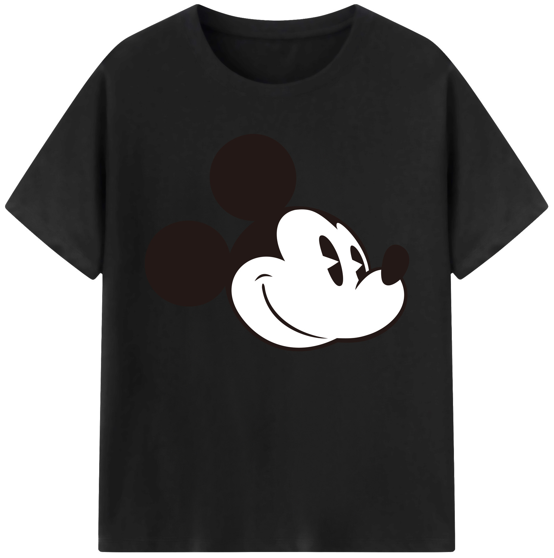 ミッキーマウス Mickey Mouse 綿100％ メンズ半袖Tシャツ｜肌触りやわらか＆通気性
