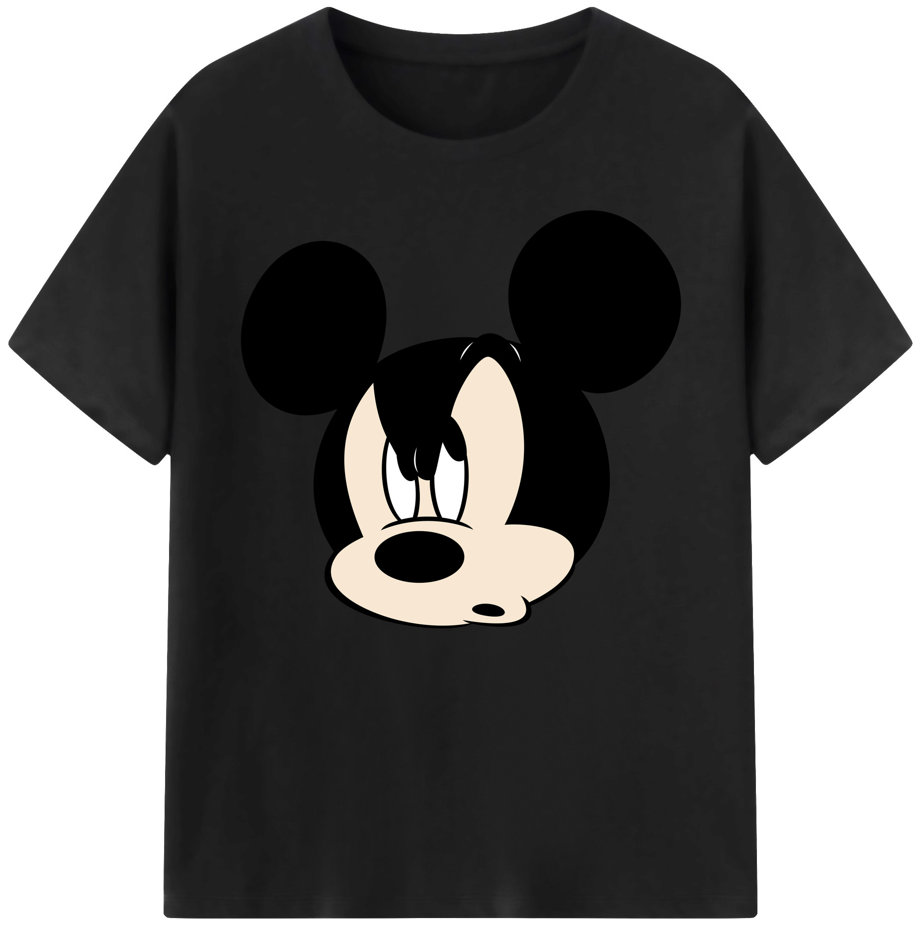 ミッキーマウス Mickey Mouse 綿100％ メンズ半袖Tシャツ｜肌触りやわらか＆通気性