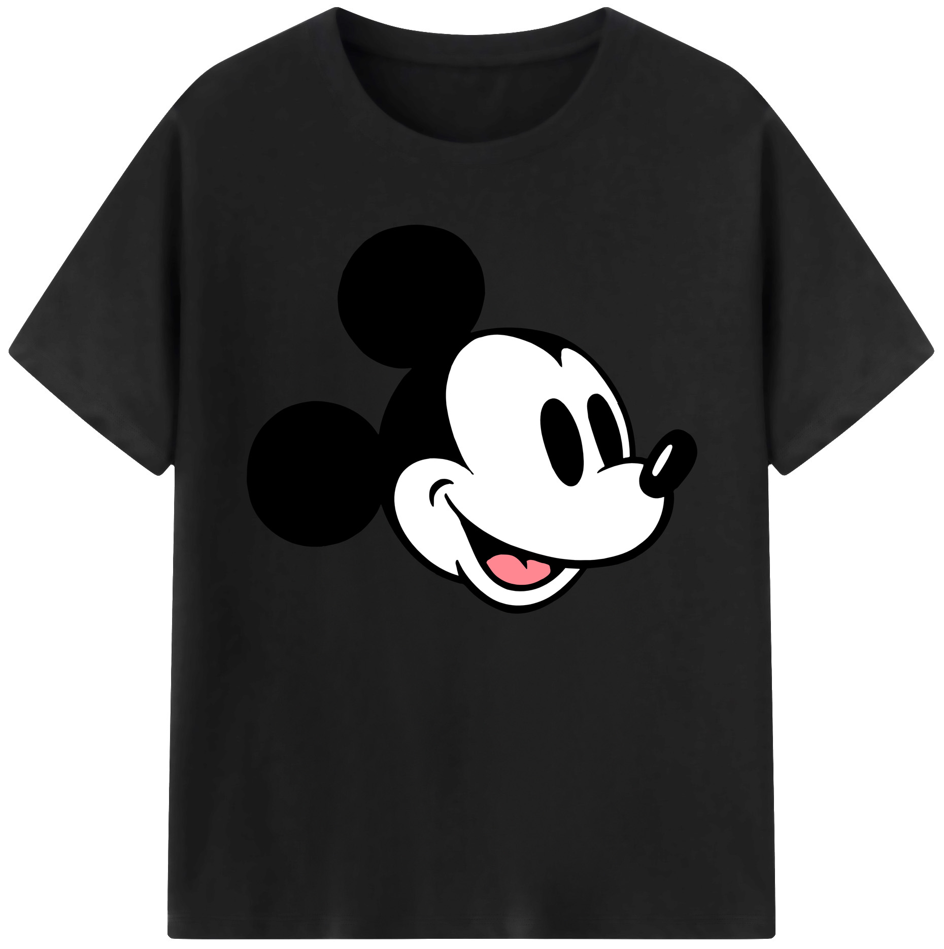 ミッキーマウス Mickey Mouse 綿100％ メンズ半袖Tシャツ｜肌触りやわらか＆通気性