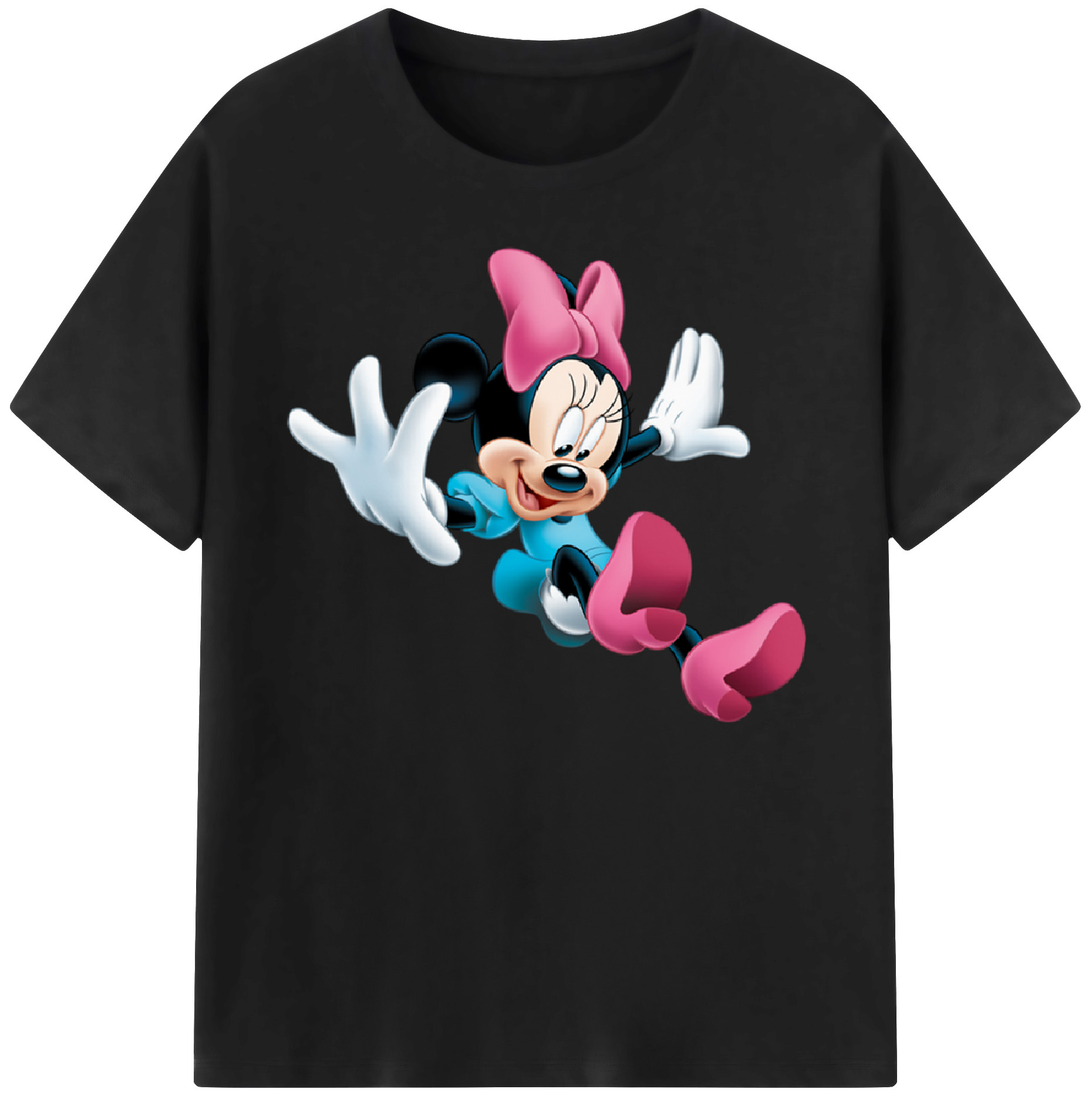 ミッキーマウス Mickey Mouse 綿100％ メンズ半袖Tシャツ｜肌触りやわらか＆通気性