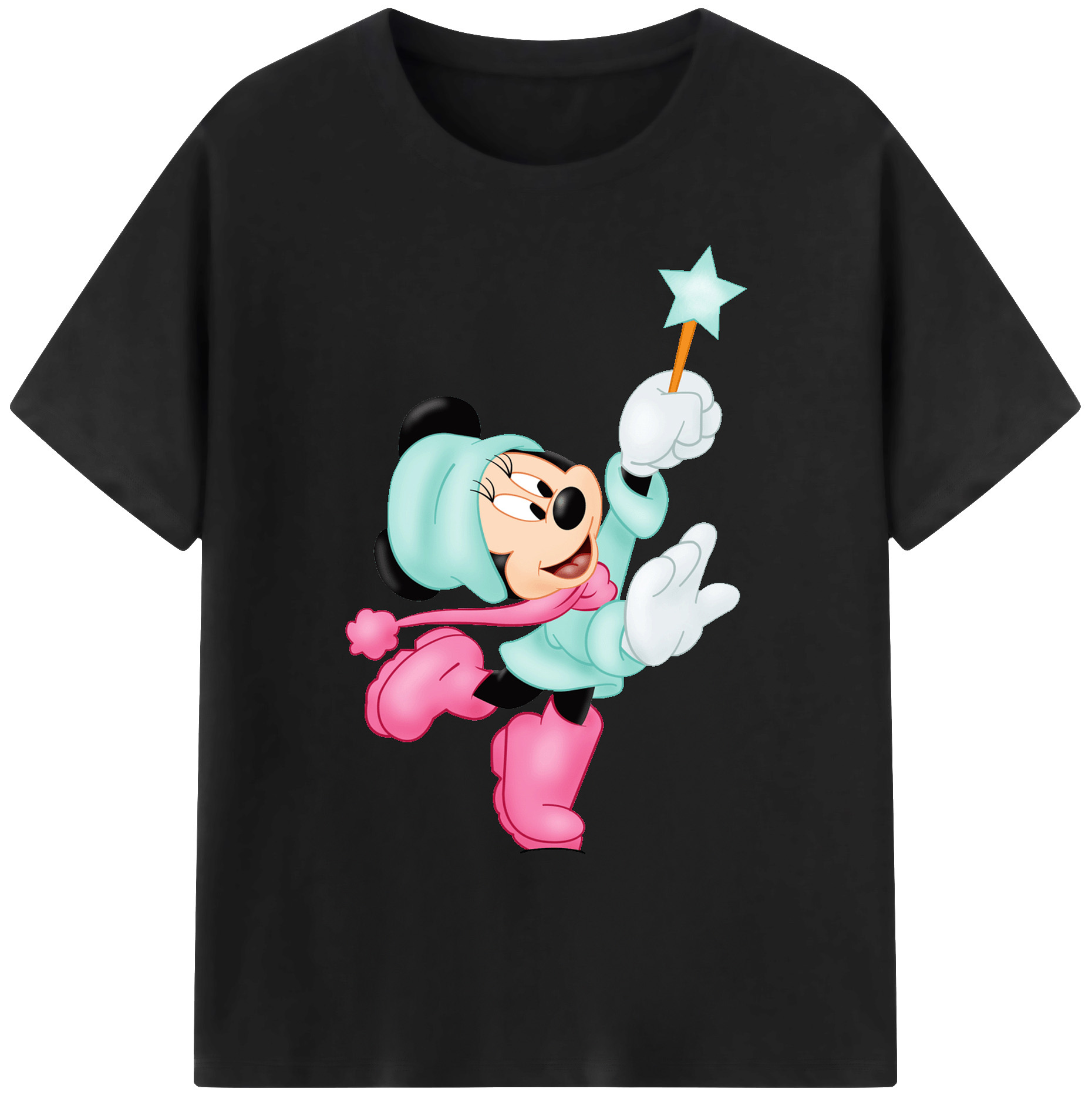 ミッキーマウス Mickey Mouse 綿100％ メンズ半袖Tシャツ｜肌触りやわらか＆通気性