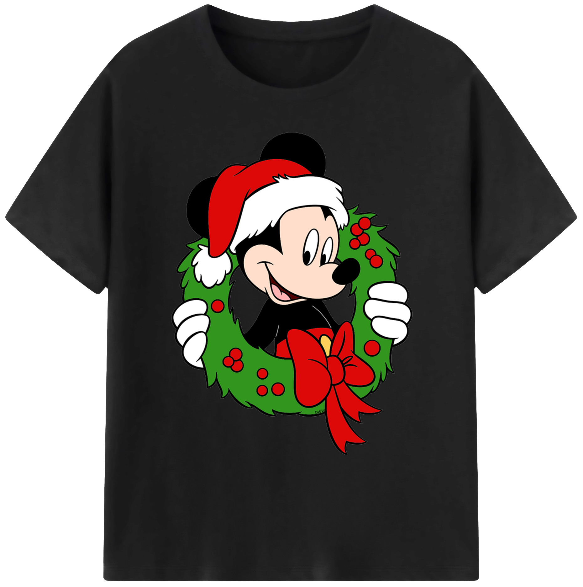 ミッキーマウス Mickey Mouse 綿100％ メンズ半袖Tシャツ｜肌触りやわらか＆通気性