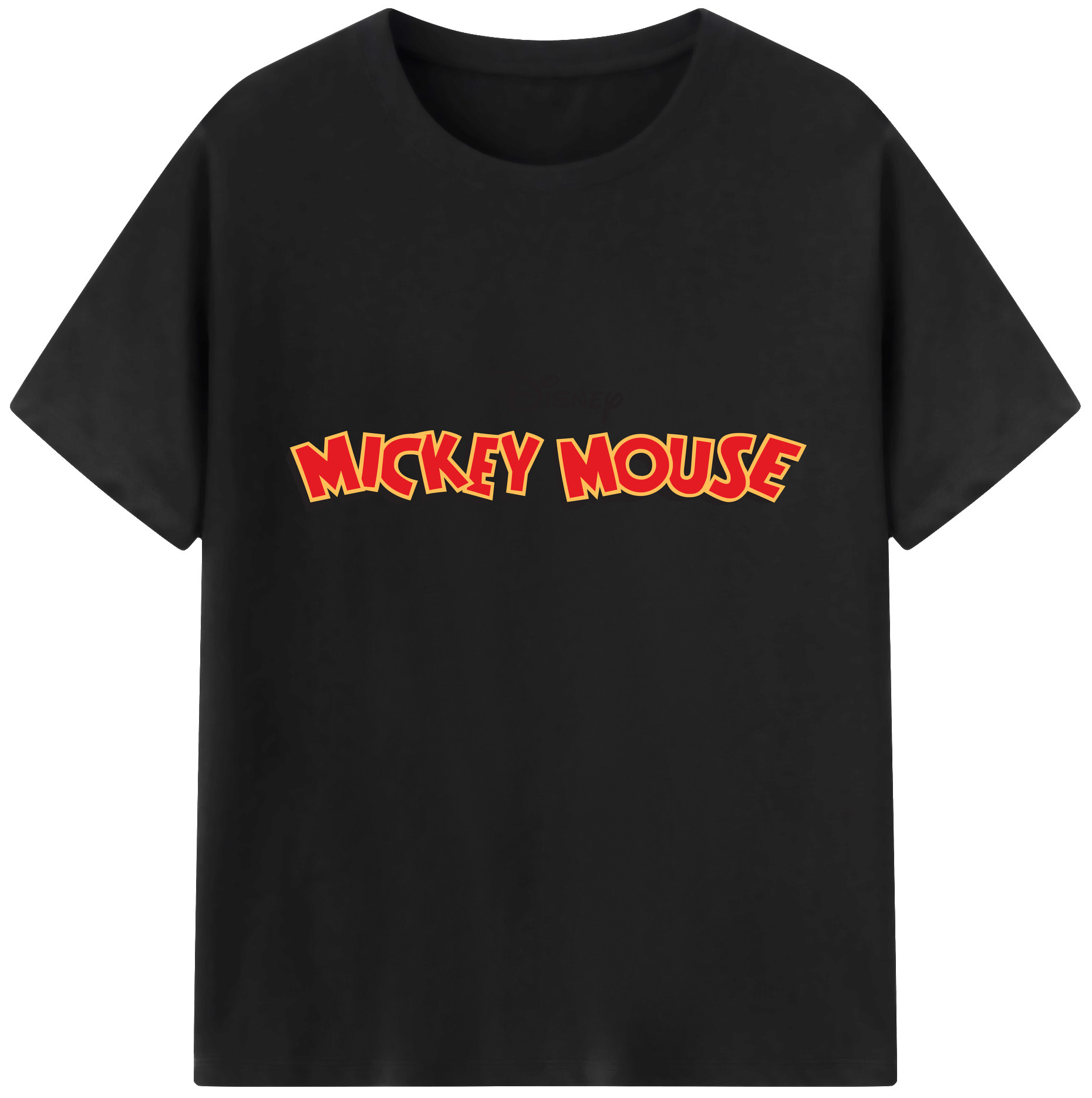 ミッキーマウス Mickey Mouse 綿100％ メンズ半袖Tシャツ｜肌触りやわらか＆通気性