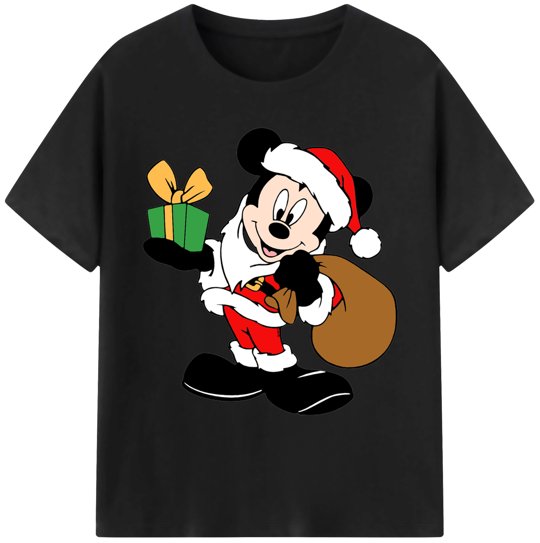 ミッキーマウス Mickey Mouse 綿100％ メンズ半袖Tシャツ｜肌触りやわらか＆通気性