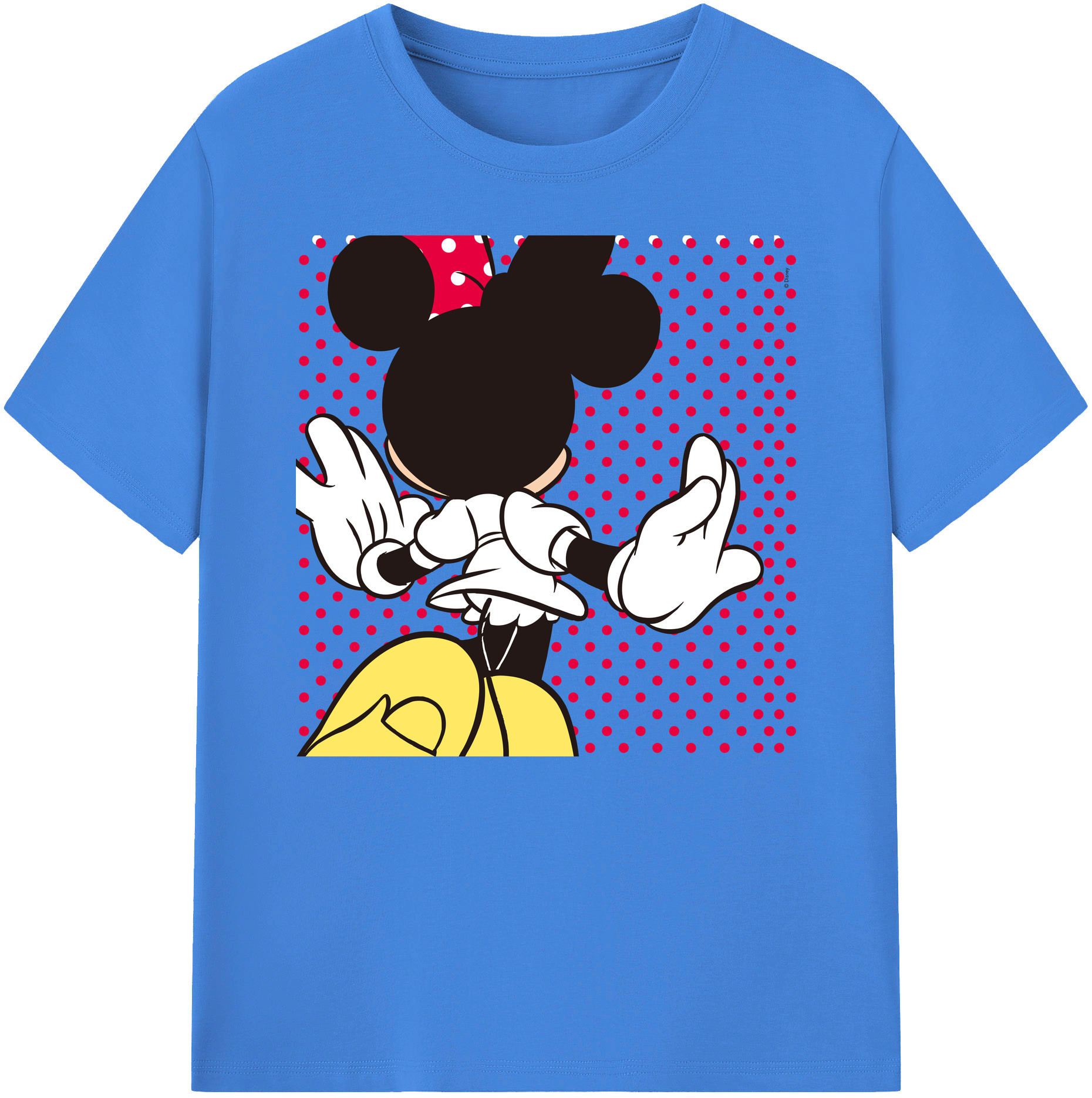 ミッキーマウス Mickey Mouse 綿100％ メンズ半袖Tシャツ｜肌触りやわらか＆通気性