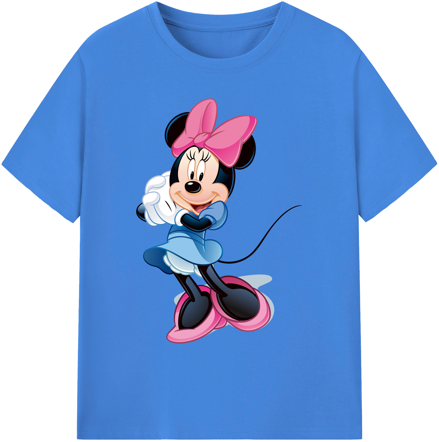 ミッキーマウス Mickey Mouse 綿100％ メンズ半袖Tシャツ｜肌触りやわらか＆通気性