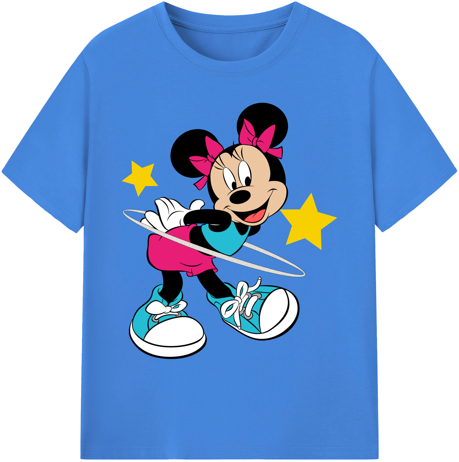 ミッキーマウス Mickey Mouse 綿100％ メンズ半袖Tシャツ｜肌触りやわらか＆通気性