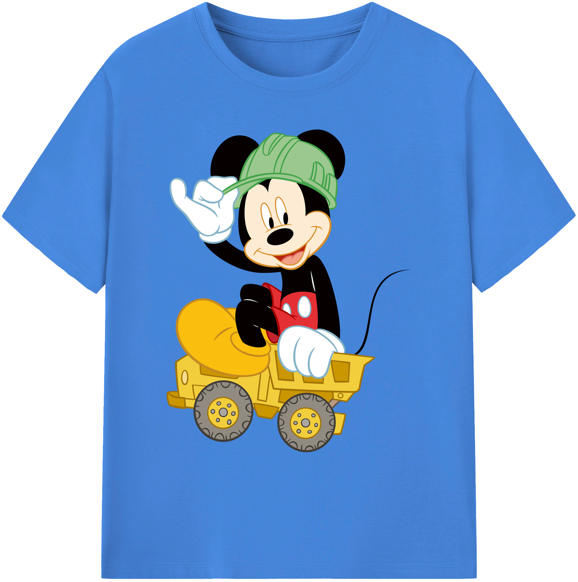 ミッキーマウス Mickey Mouse 綿100％ メンズ半袖Tシャツ｜肌触りやわらか＆通気性