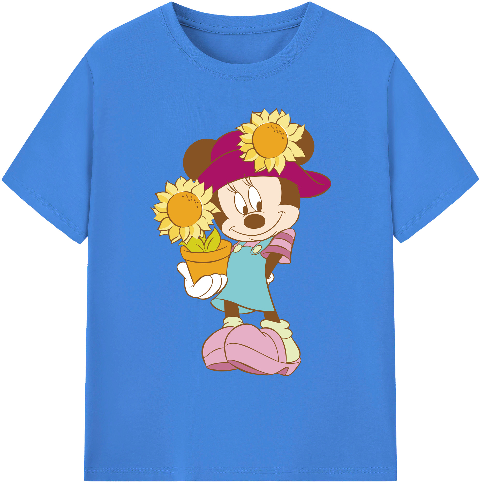 ミッキーマウス Mickey Mouse 綿100％ メンズ半袖Tシャツ｜肌触りやわらか＆通気性