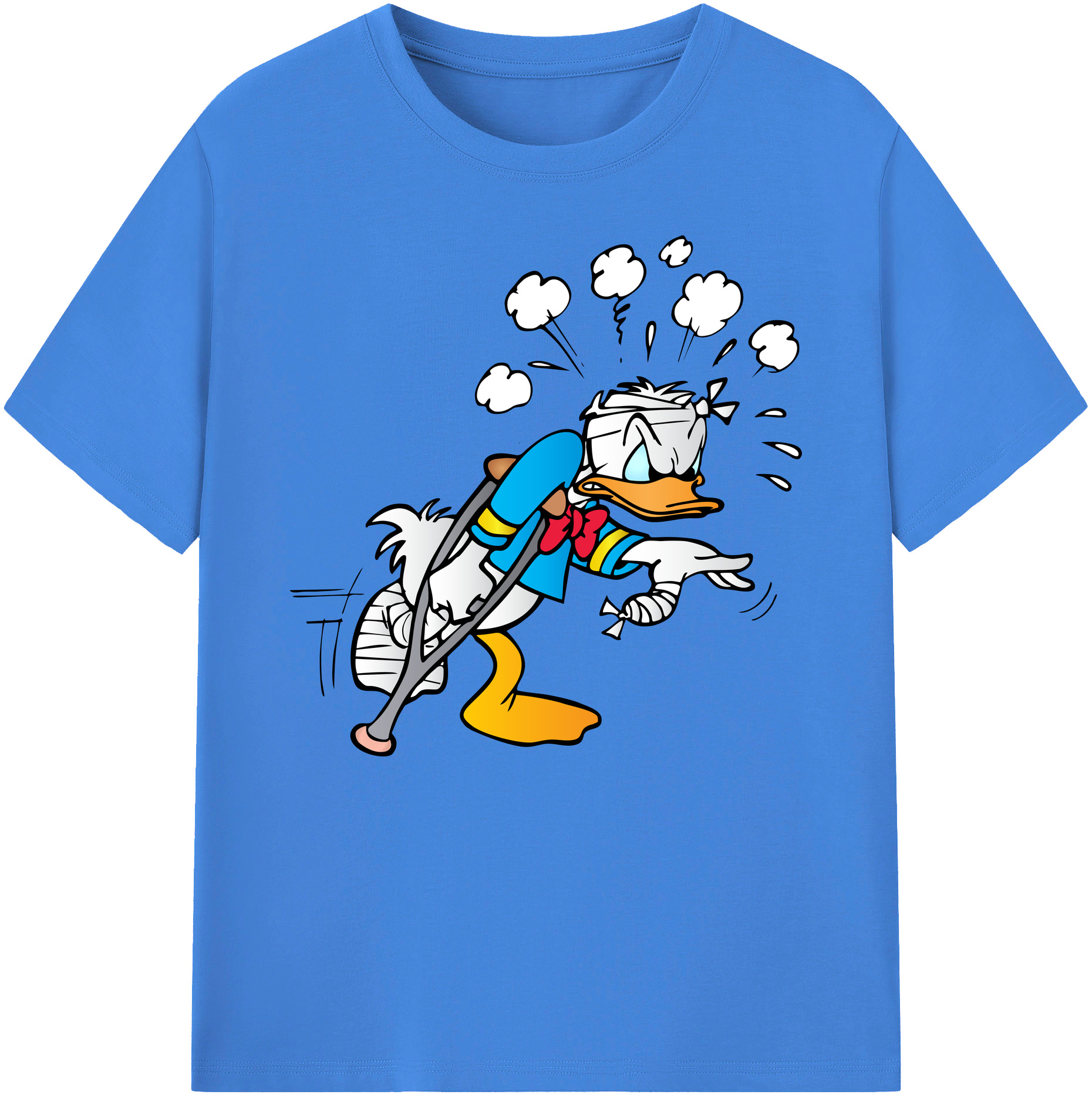ミッキーマウス Mickey Mouse 綿100％ メンズ半袖Tシャツ｜肌触りやわらか＆通気性