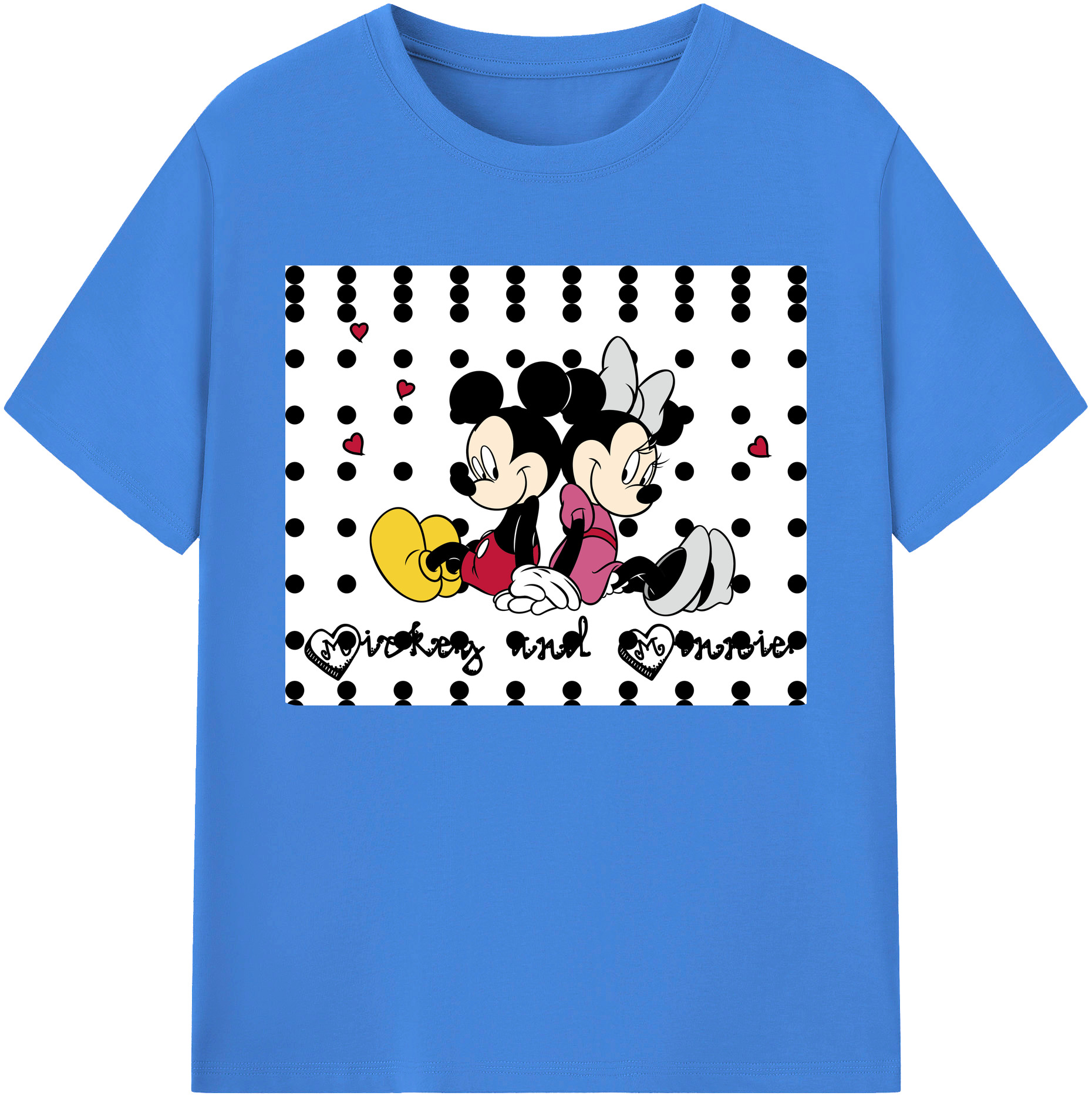 ミッキーマウス Mickey Mouse 綿100％ メンズ半袖Tシャツ｜肌触りやわらか＆通気性