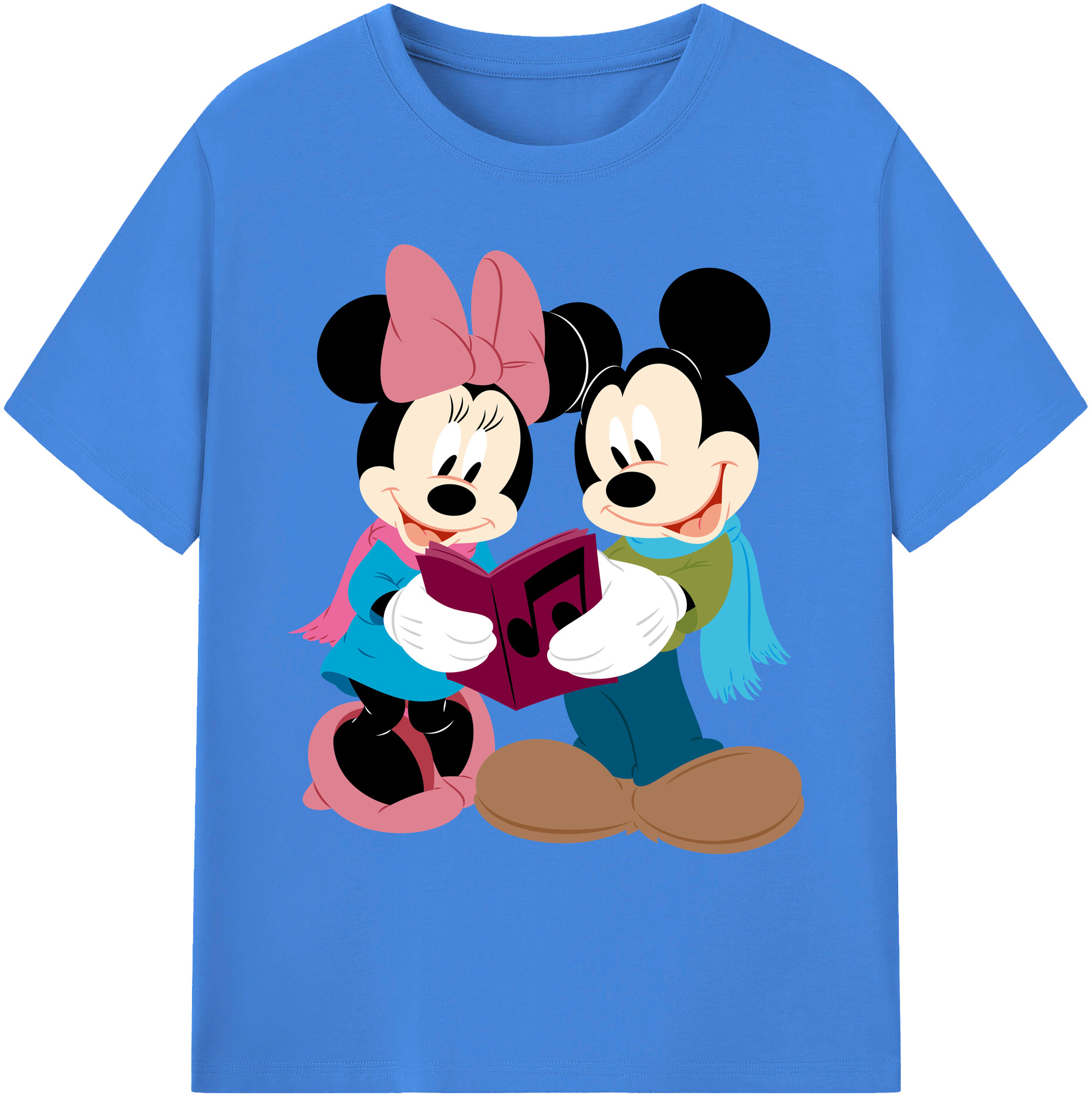 ミッキーマウス Mickey Mouse 綿100％ メンズ半袖Tシャツ｜肌触りやわらか＆通気性
