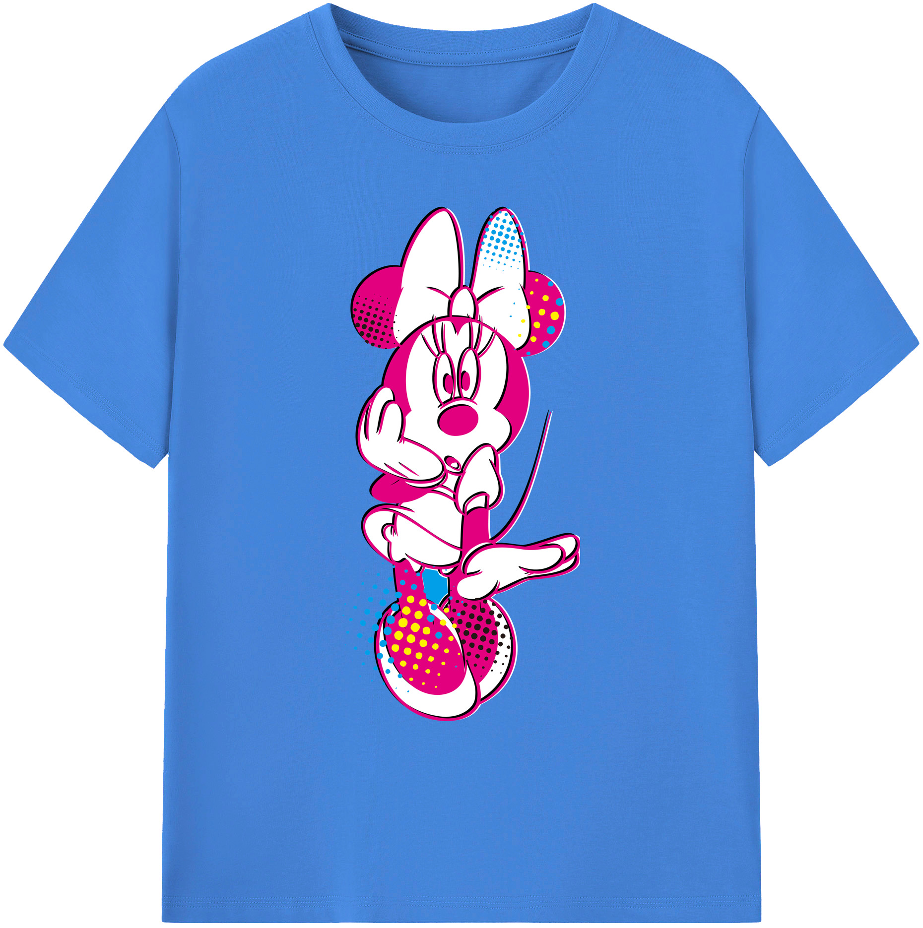 ミッキーマウス Mickey Mouse 綿100％ メンズ半袖Tシャツ｜肌触りやわらか＆通気性