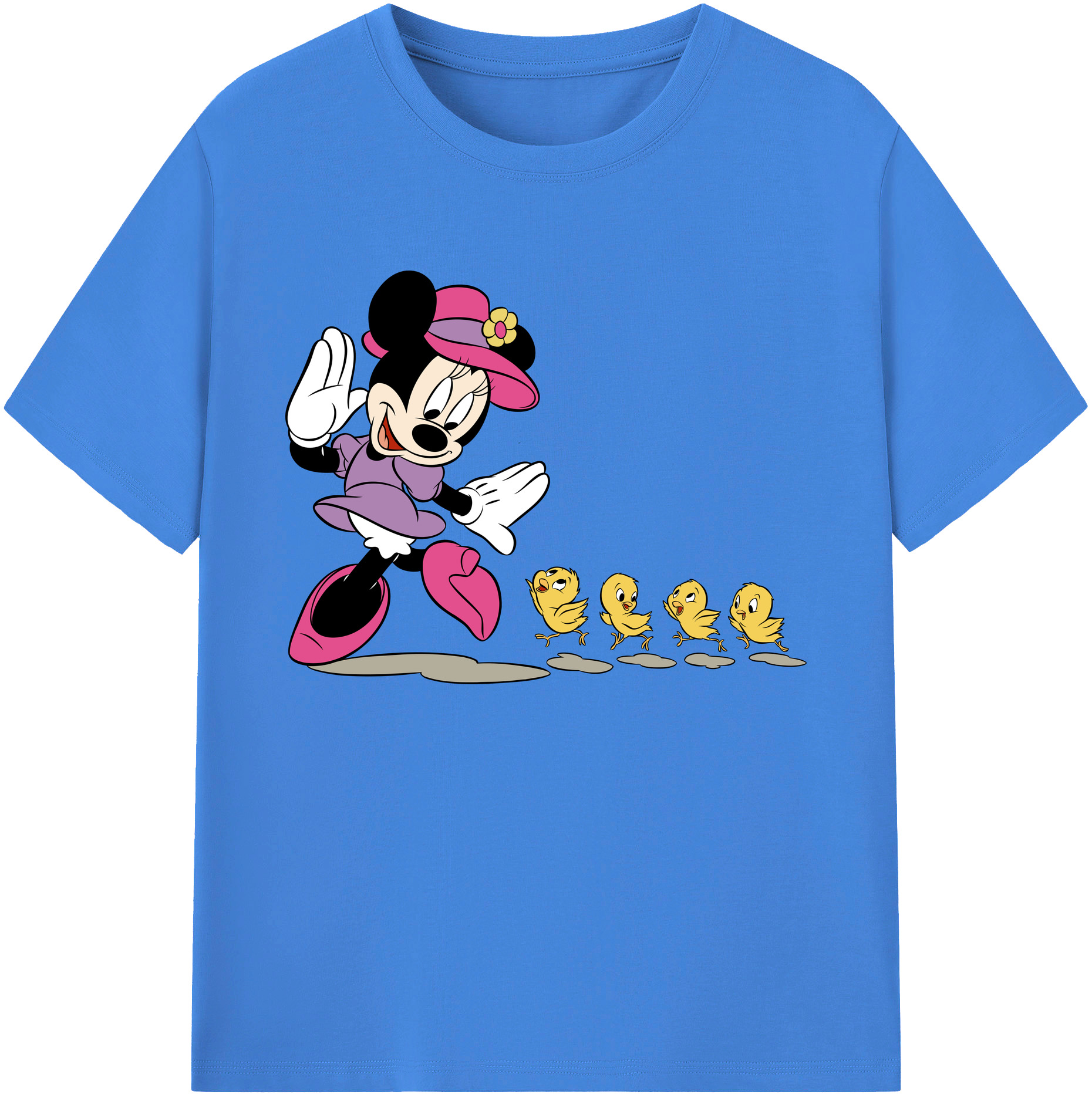 ミッキーマウス Mickey Mouse 綿100％ メンズ半袖Tシャツ｜肌触りやわらか＆通気性