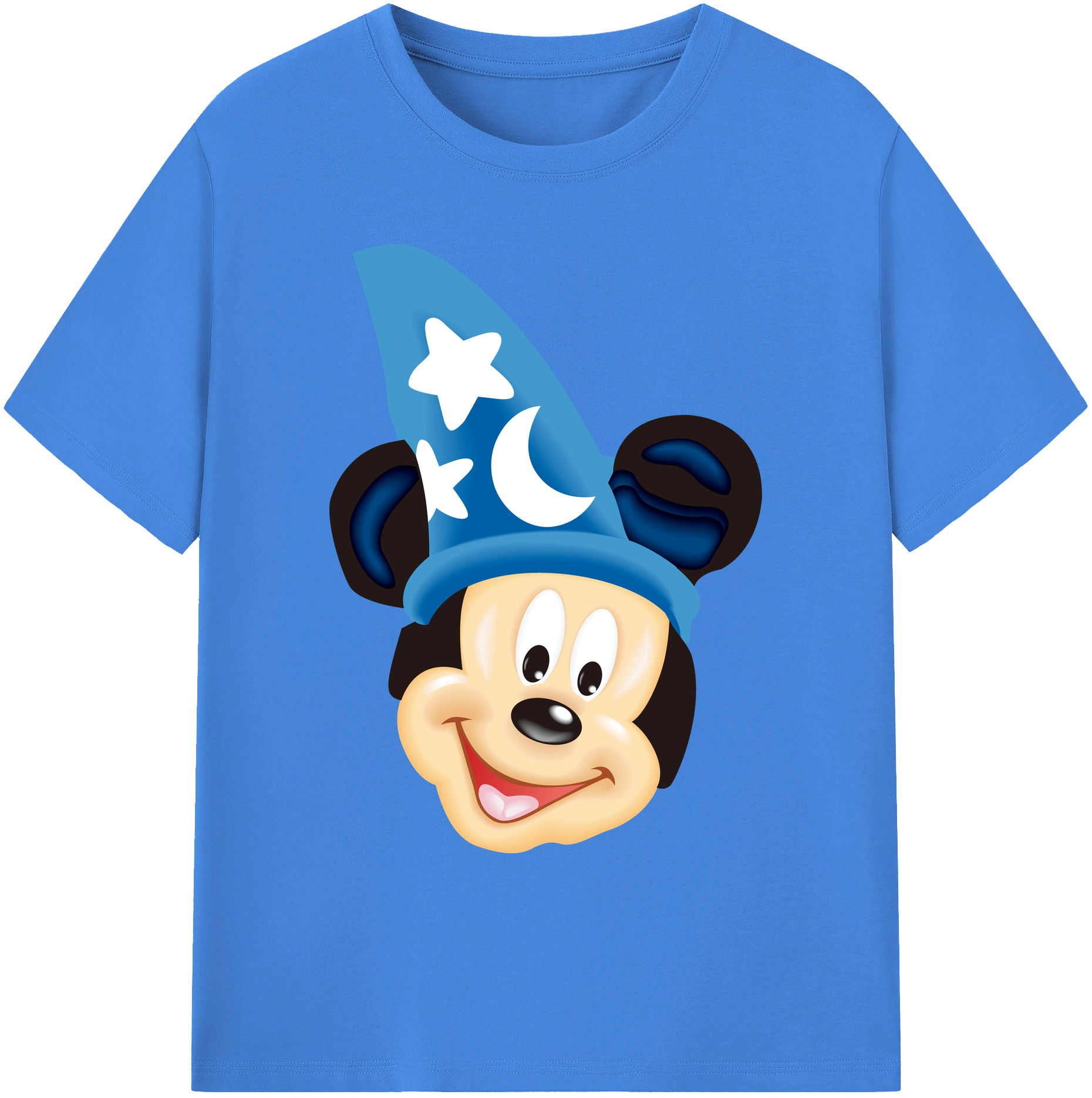 ミッキーマウス Mickey Mouse 綿100％ メンズ半袖Tシャツ｜肌触りやわらか＆通気性