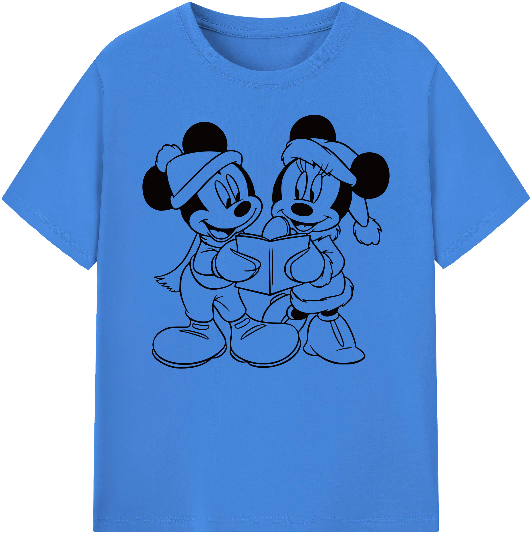 ミッキーマウス Mickey Mouse 綿100％ メンズ半袖Tシャツ｜肌触りやわらか＆通気性