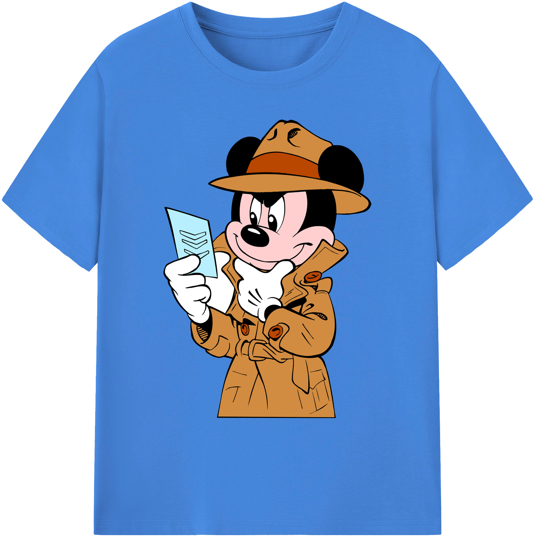 ミッキーマウス Mickey Mouse 綿100％ メンズ半袖Tシャツ｜肌触りやわらか＆通気性