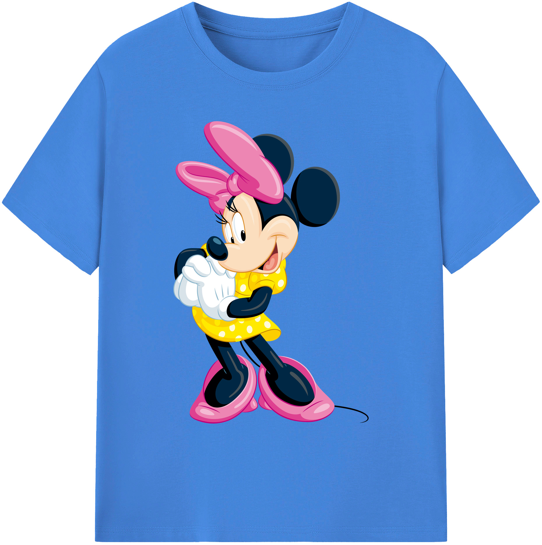 ミッキーマウス Mickey Mouse 綿100％ メンズ半袖Tシャツ｜肌触りやわらか＆通気性