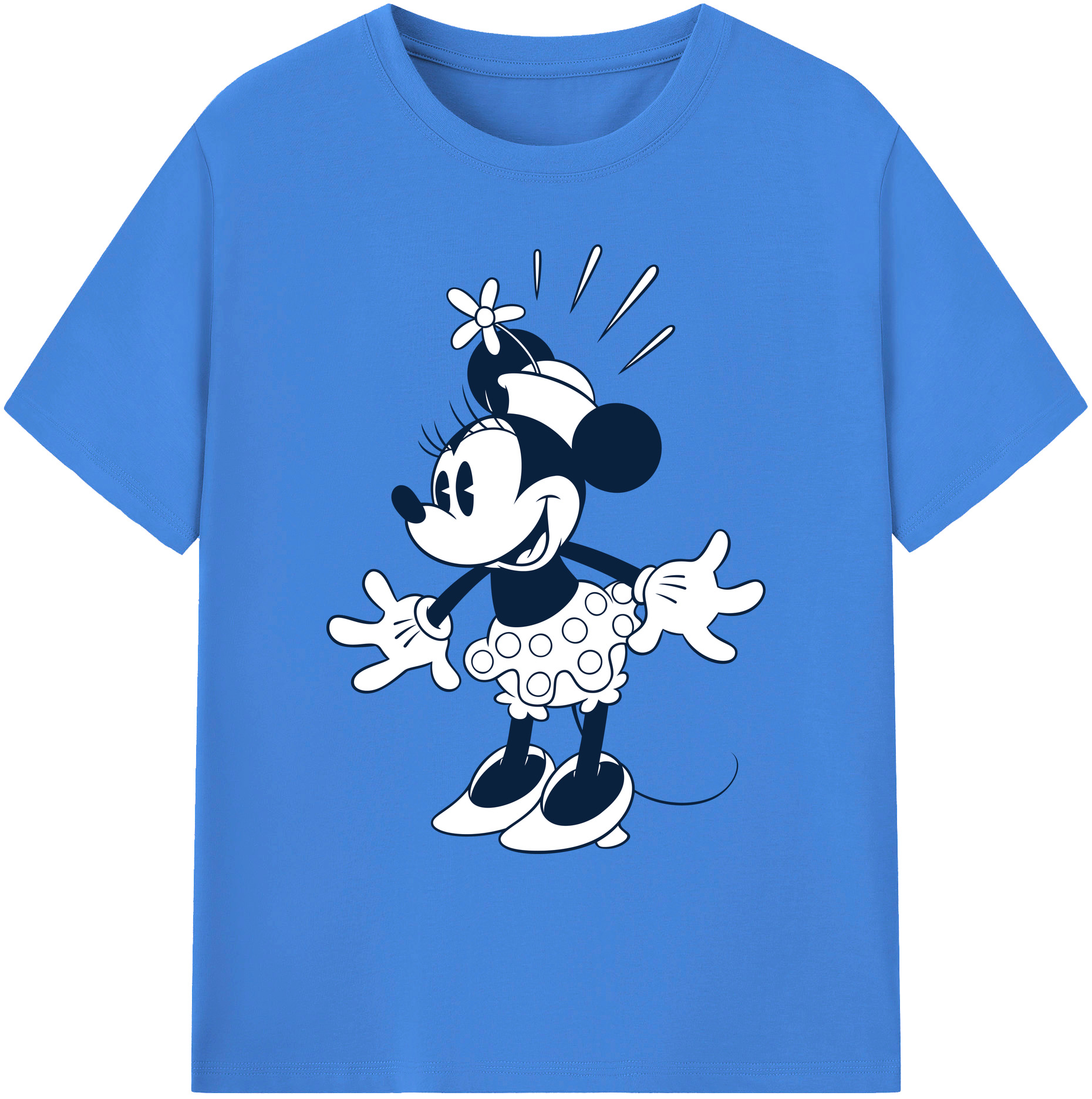 ミッキーマウス Mickey Mouse 綿100％ メンズ半袖Tシャツ｜肌触りやわらか＆通気性