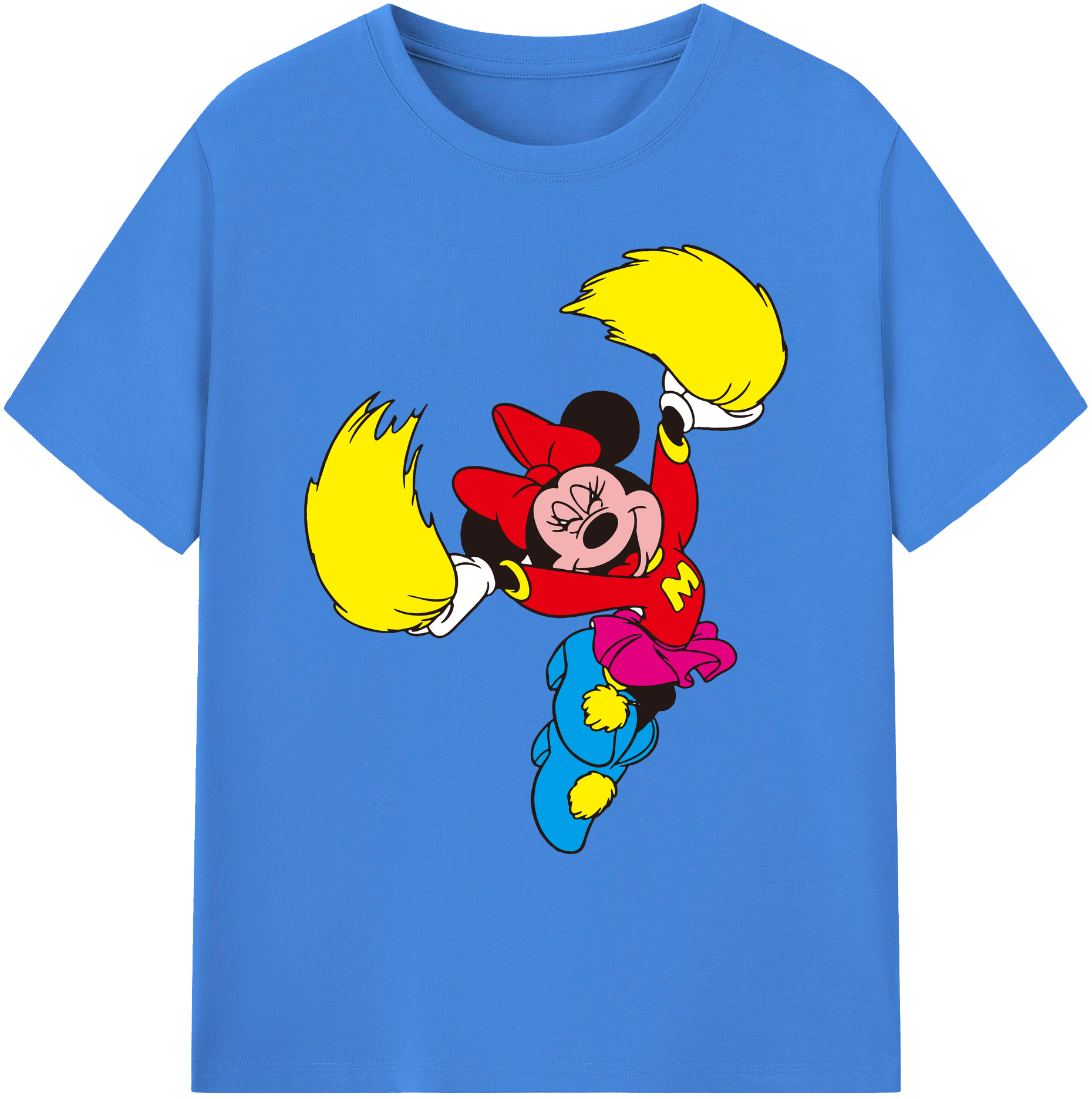 ミッキーマウス Mickey Mouse 綿100％ メンズ半袖Tシャツ｜肌触りやわらか＆通気性